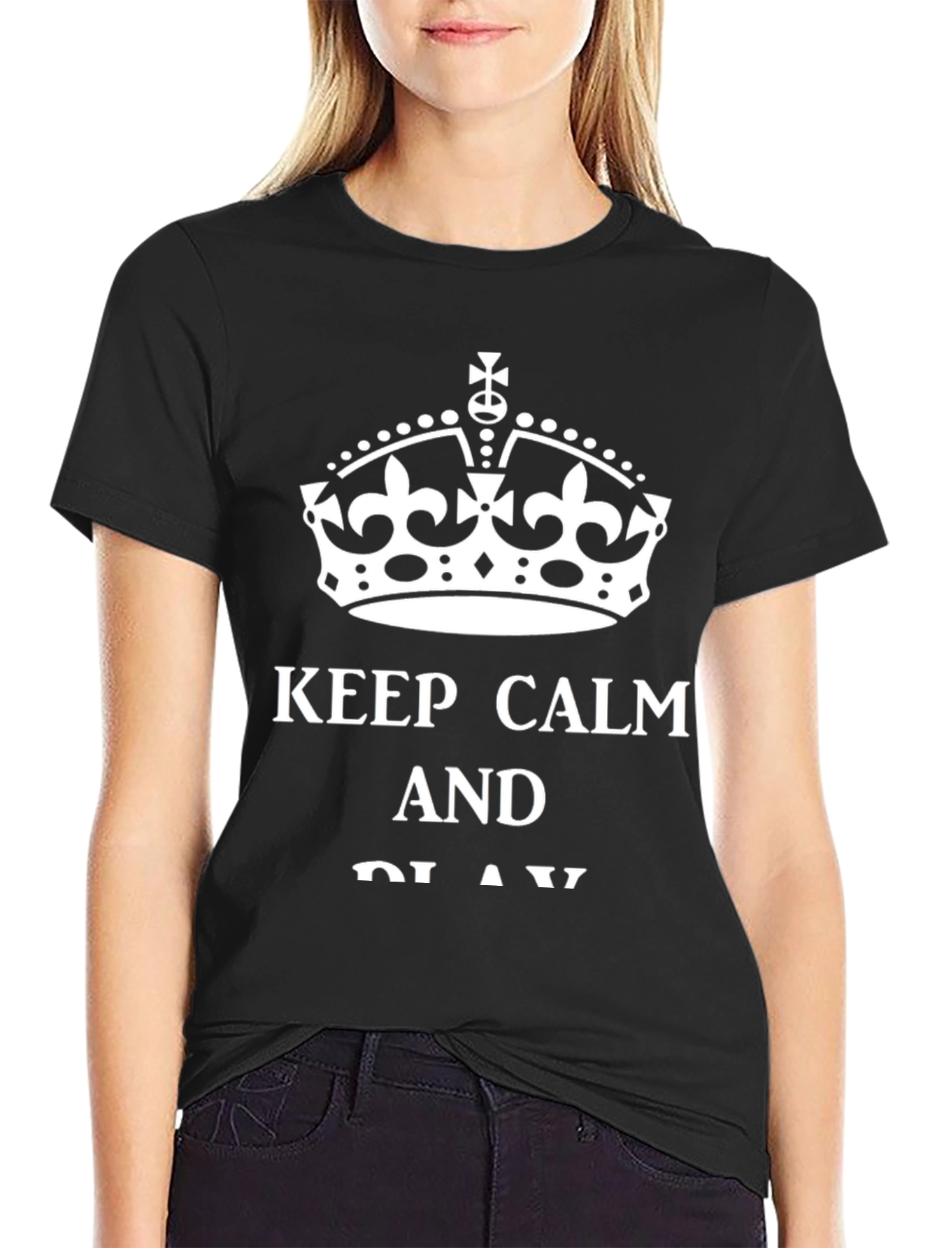 Keep Calm and Play Graphic Tee