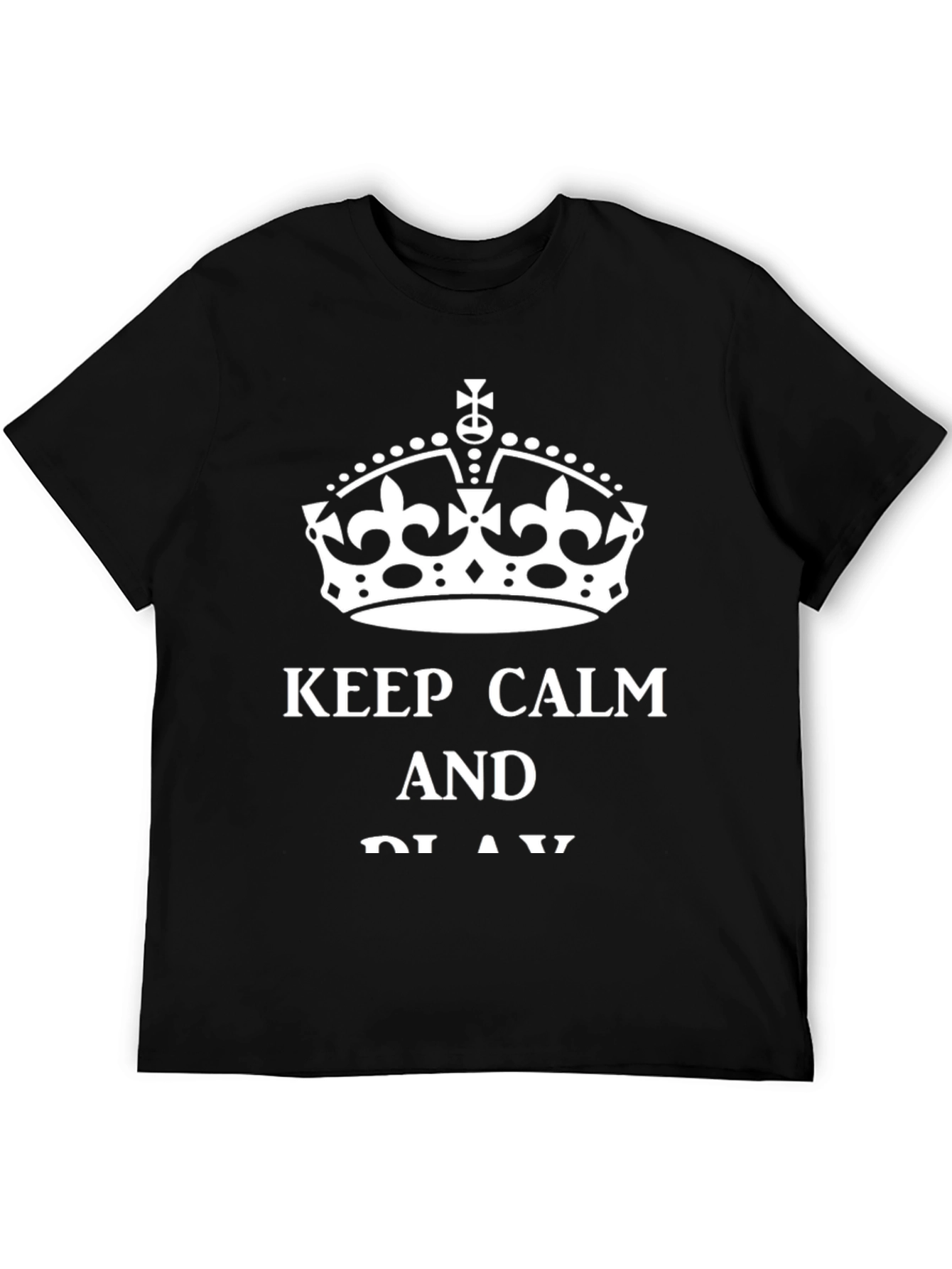 Keep Calm and Play Graphic Tee