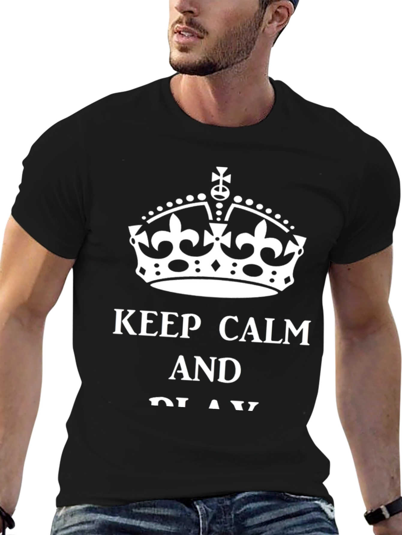 Keep Calm and Play Graphic Tee