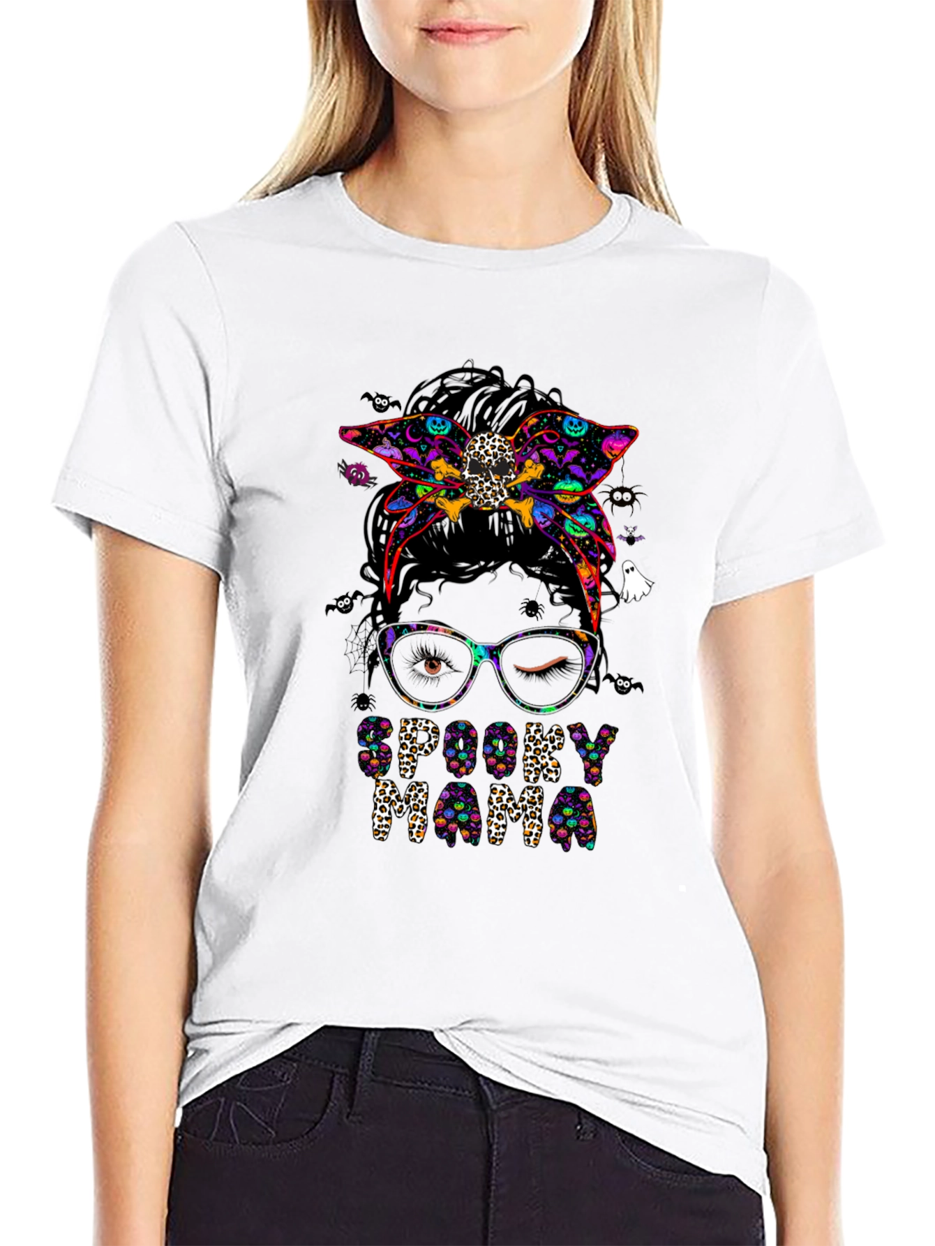 Spooky Mama Halloween Graphic Tee