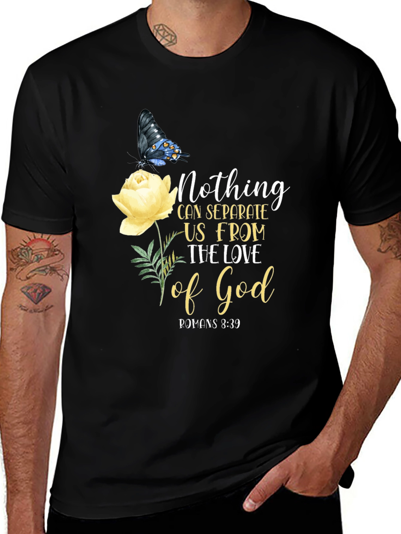 Nothing Can Separate Us Black T-Shirt