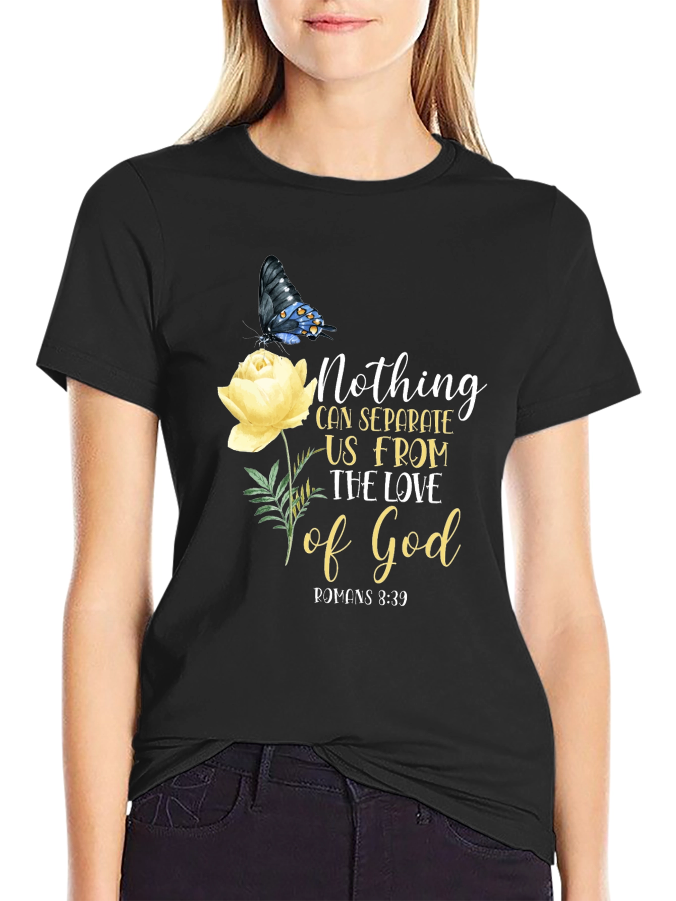Nothing Can Separate Us Black T-Shirt