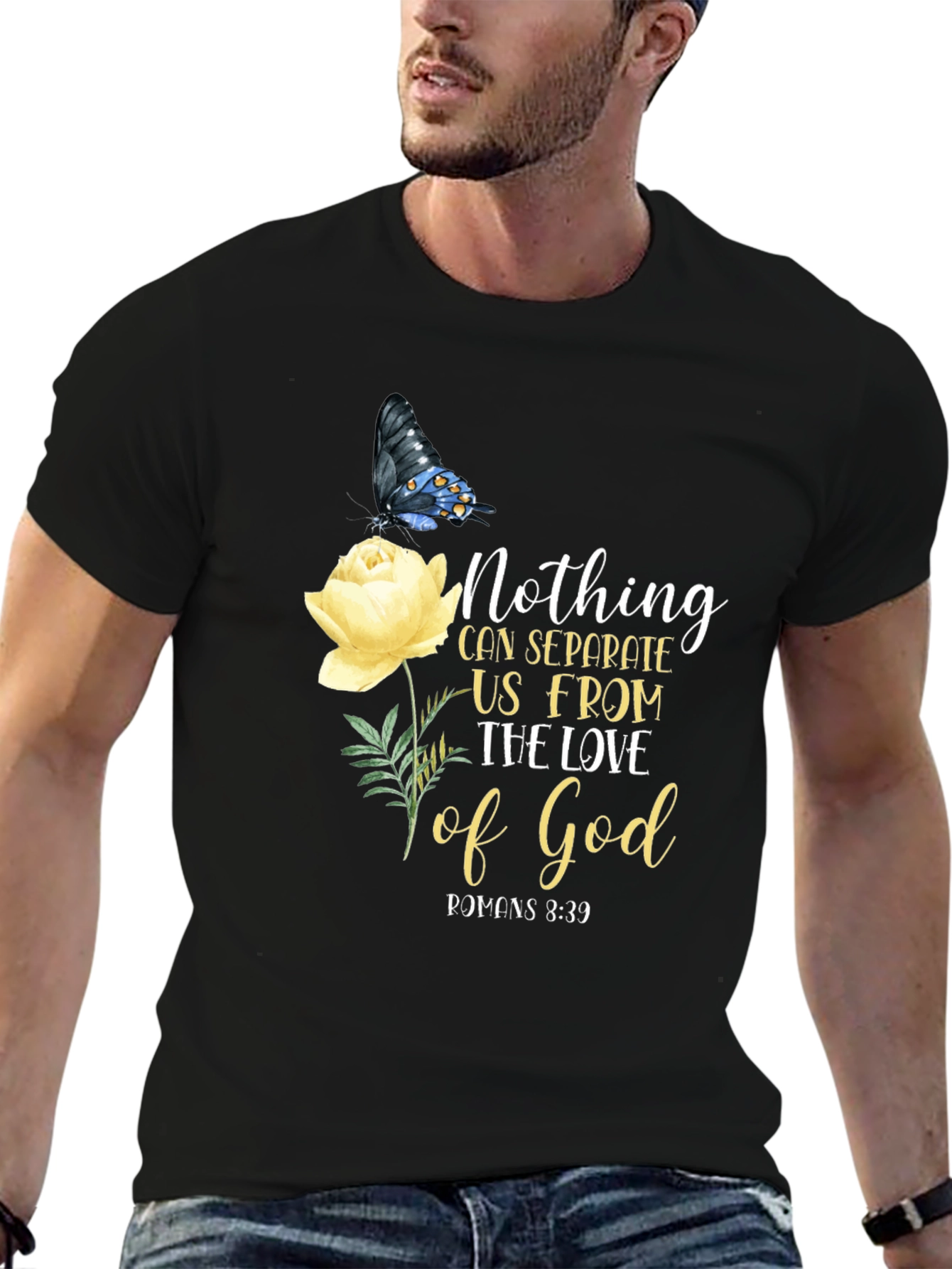 Nothing Can Separate Us Black T-Shirt