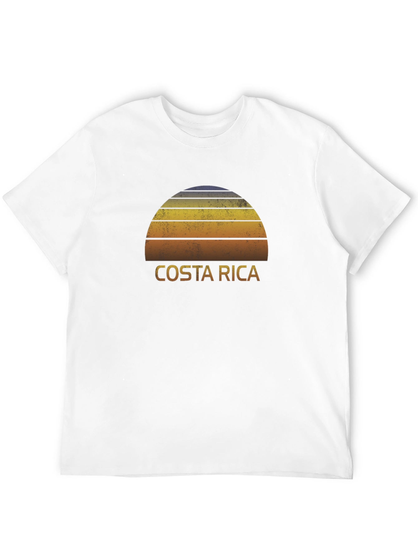 Costa Rica Sunset Graphic Tee - Retro Travel Shirt