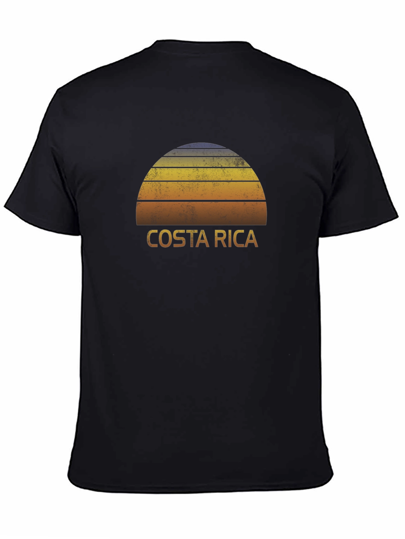 Costa Rica Sunset Graphic Tee - Retro Travel Shirt