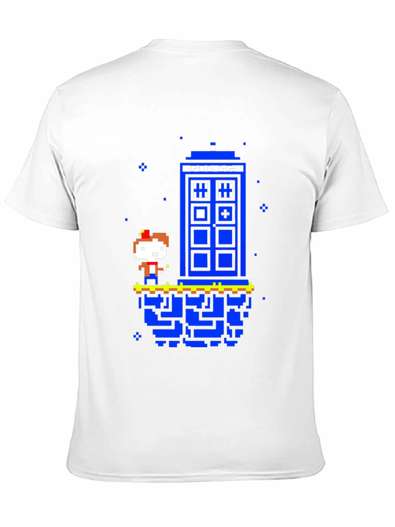 Retro 8-bit Tardis T-Shirt