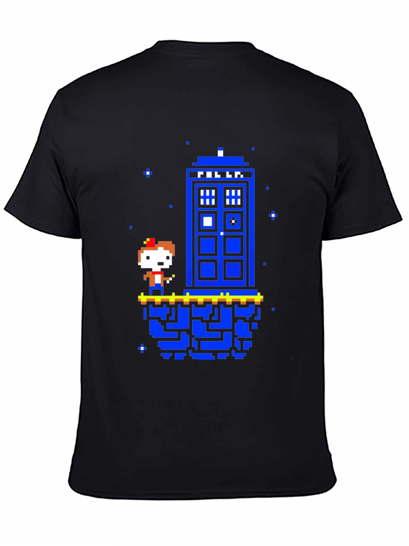 Retro 8-bit Tardis T-Shirt