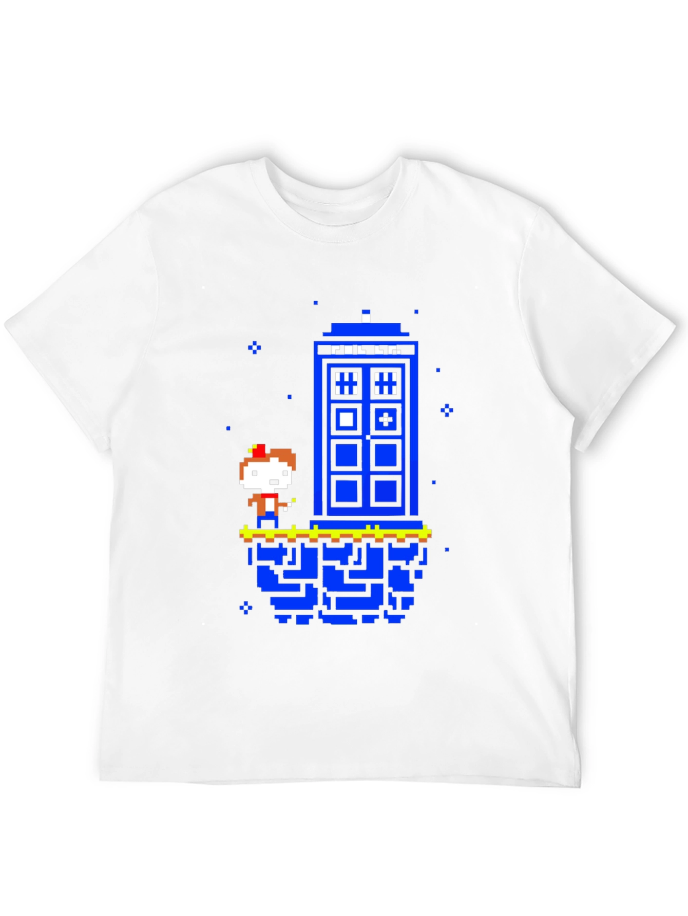 Retro 8-bit Tardis T-Shirt