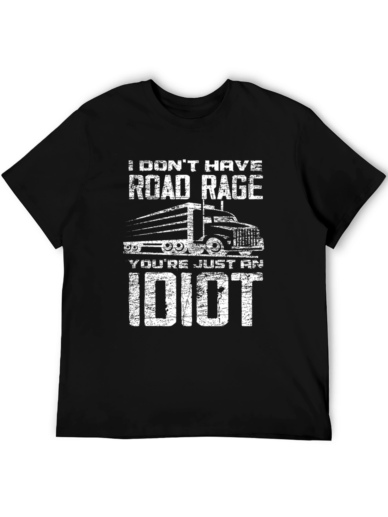Road Rage Trucker T-Shirt - Funny Slogan Tee