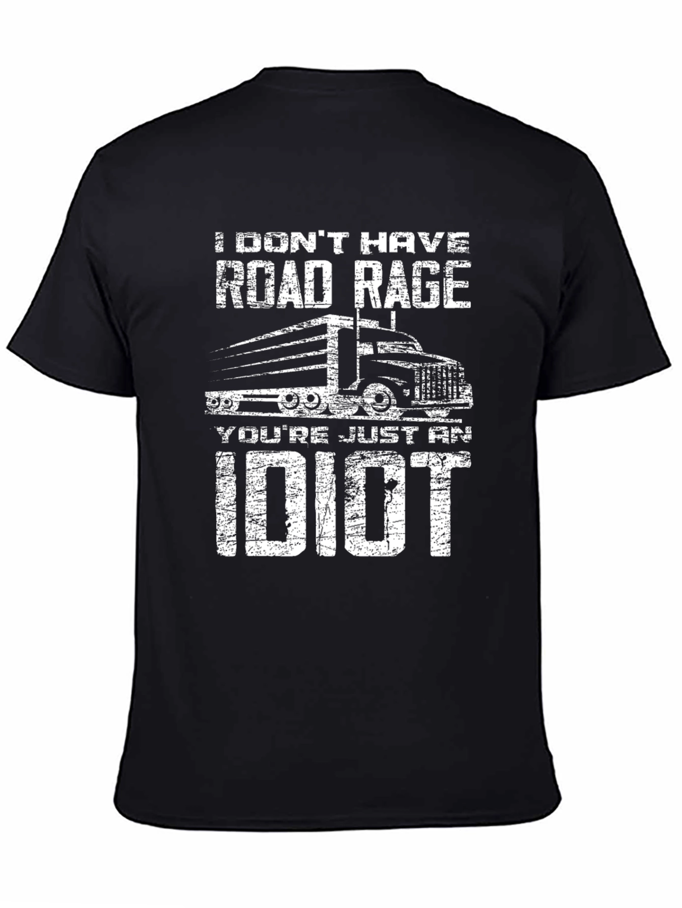 Road Rage Trucker T-Shirt - Funny Slogan Tee