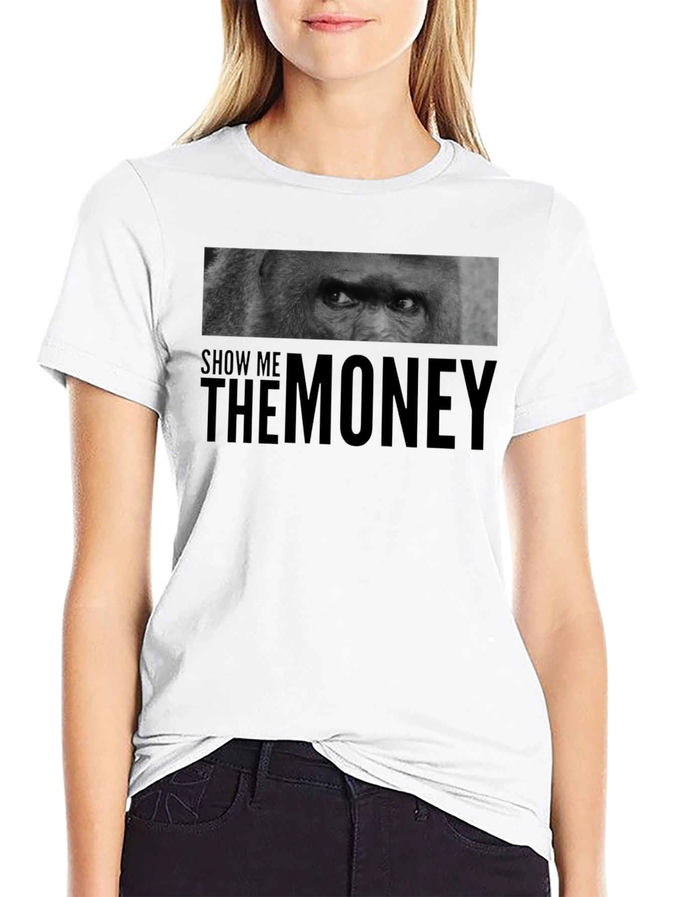 Show Me The Money Gorilla Graphic T-Shirt