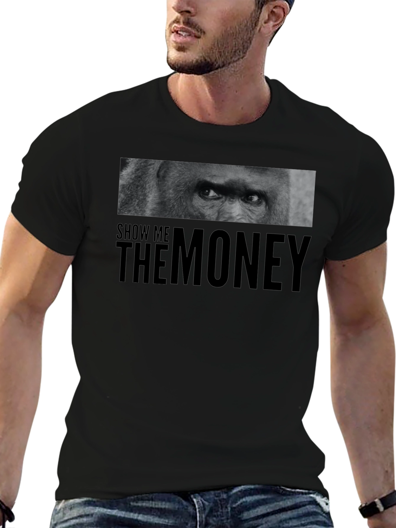 Show Me The Money Gorilla Graphic T-Shirt