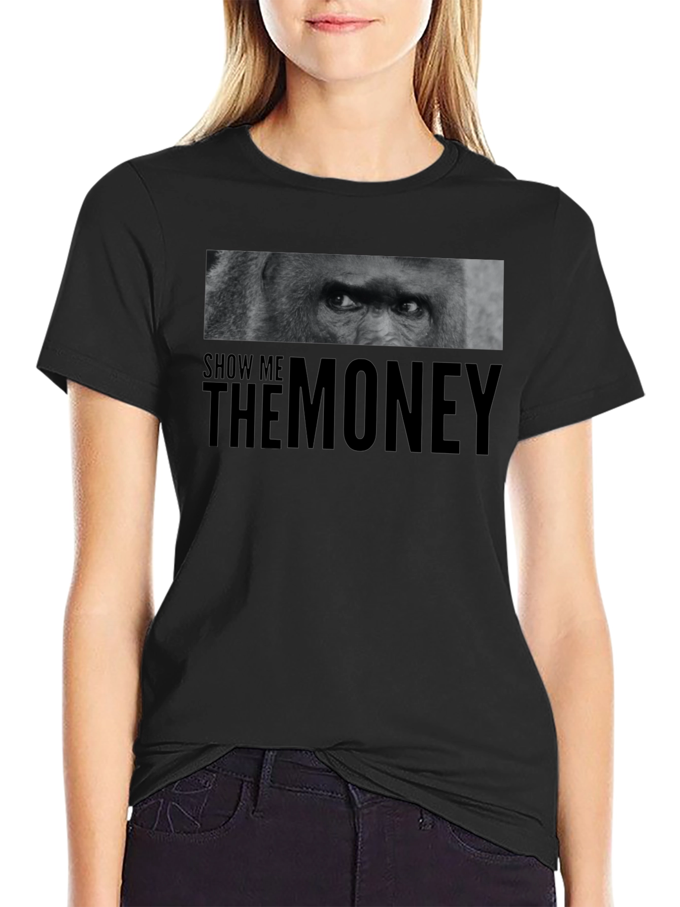 Show Me The Money Gorilla Graphic T-Shirt