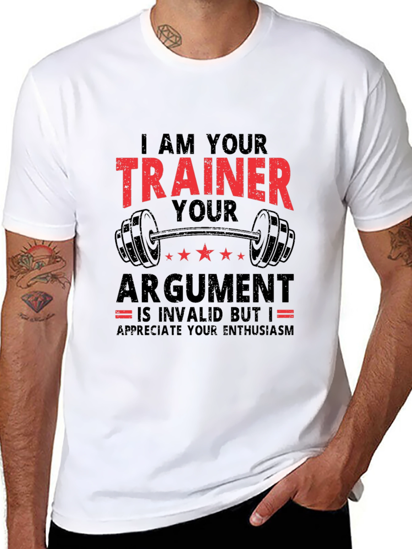 Trainer Argument T-Shirt: Funny Gym Workout Tee