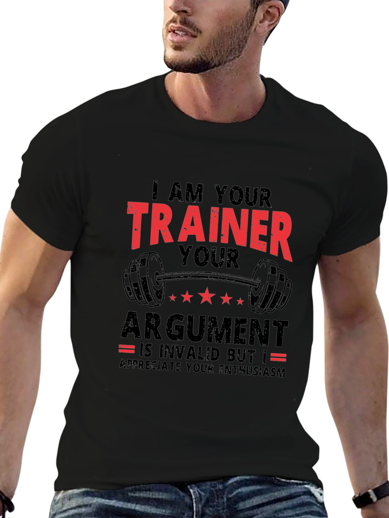 Trainer Argument T-Shirt: Funny Gym Workout Tee