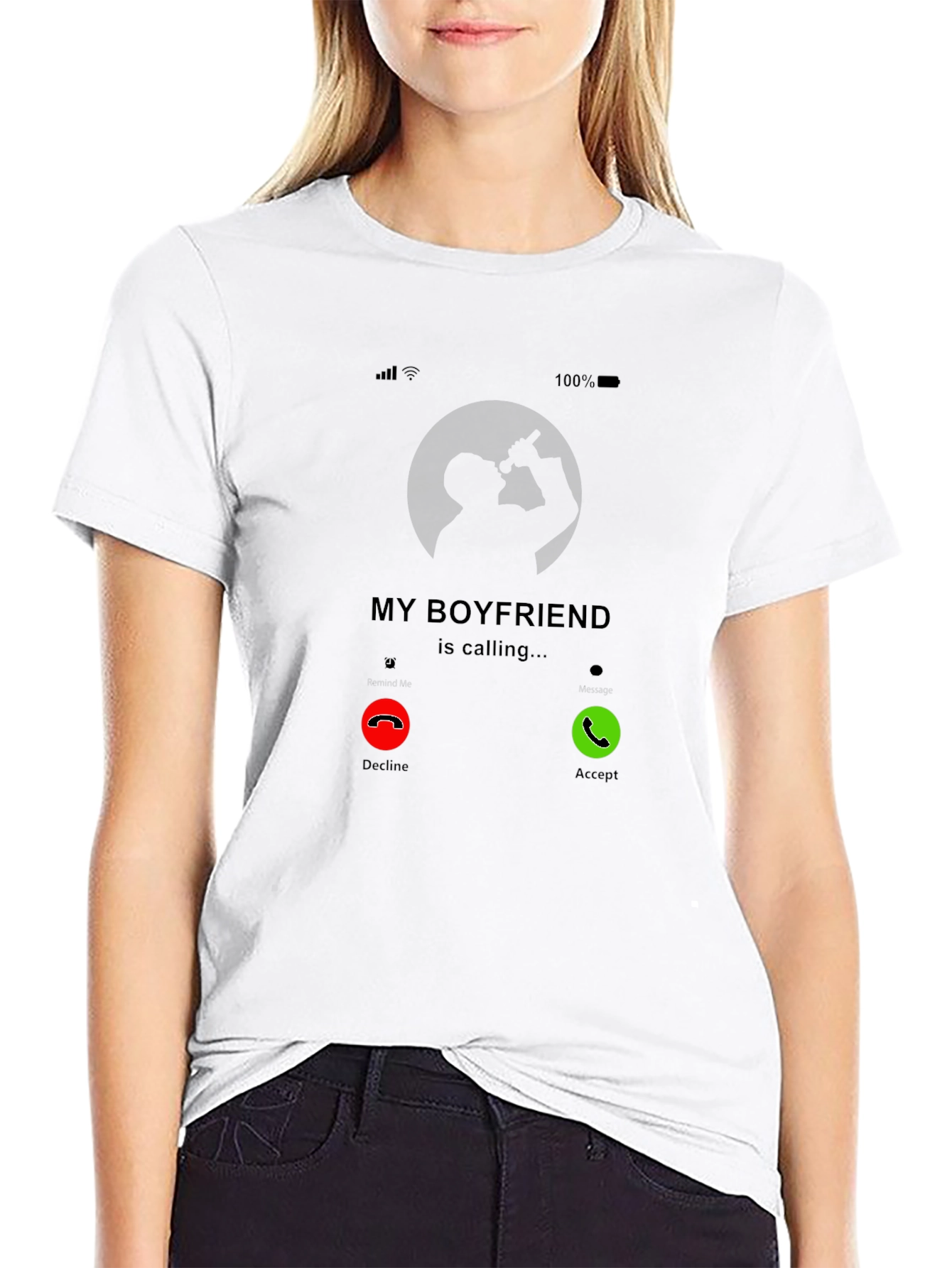 My Boyfriend is Calling T-Shirt