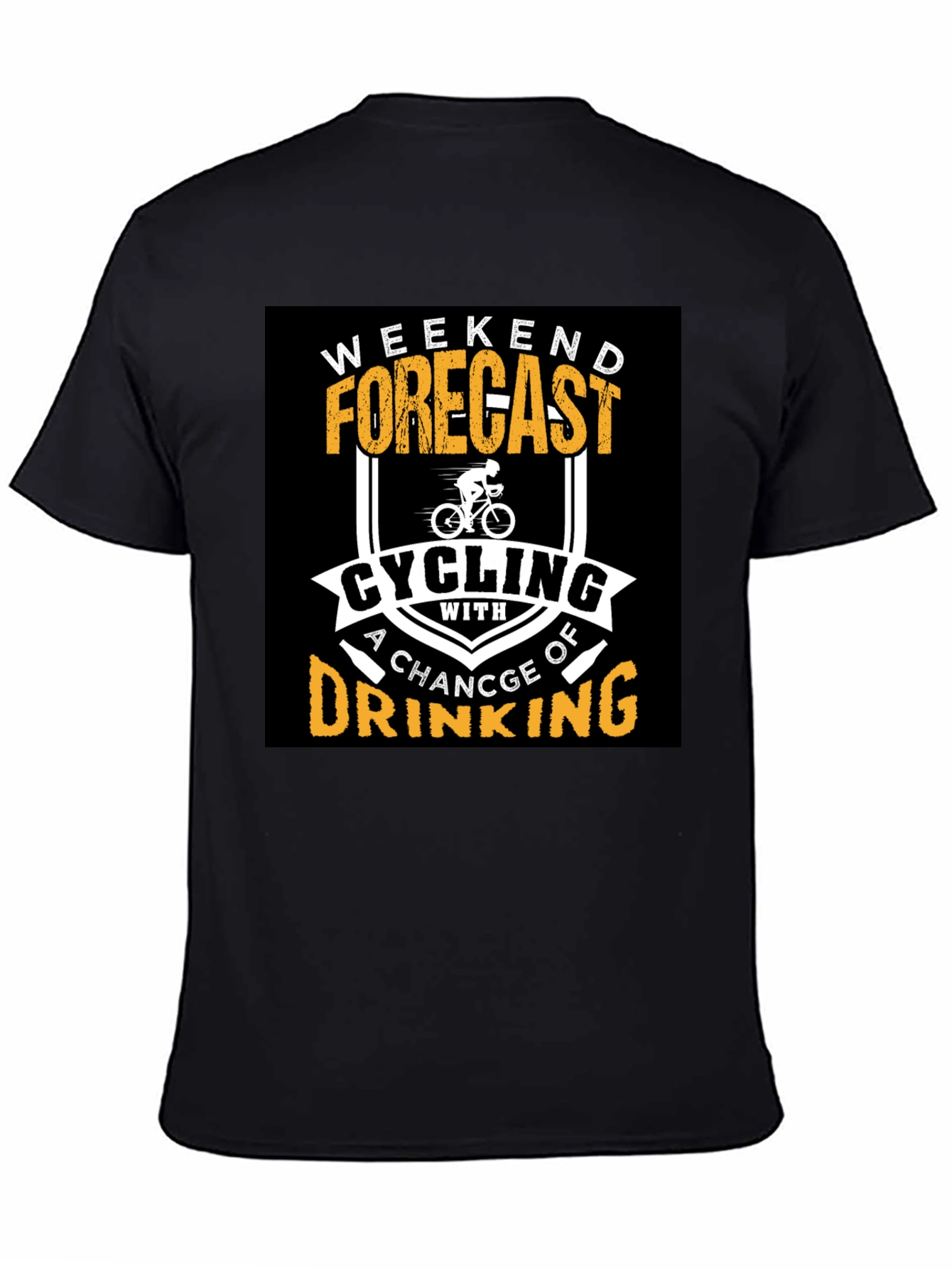 Cycling and Drinking T-Shirt - Weekend Forecast