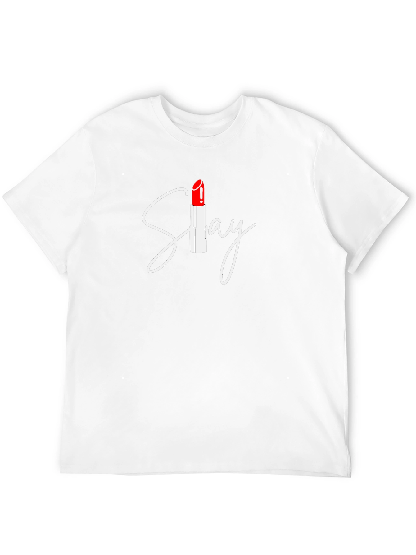 Slay Lipstick Graphic T-Shirt - Black