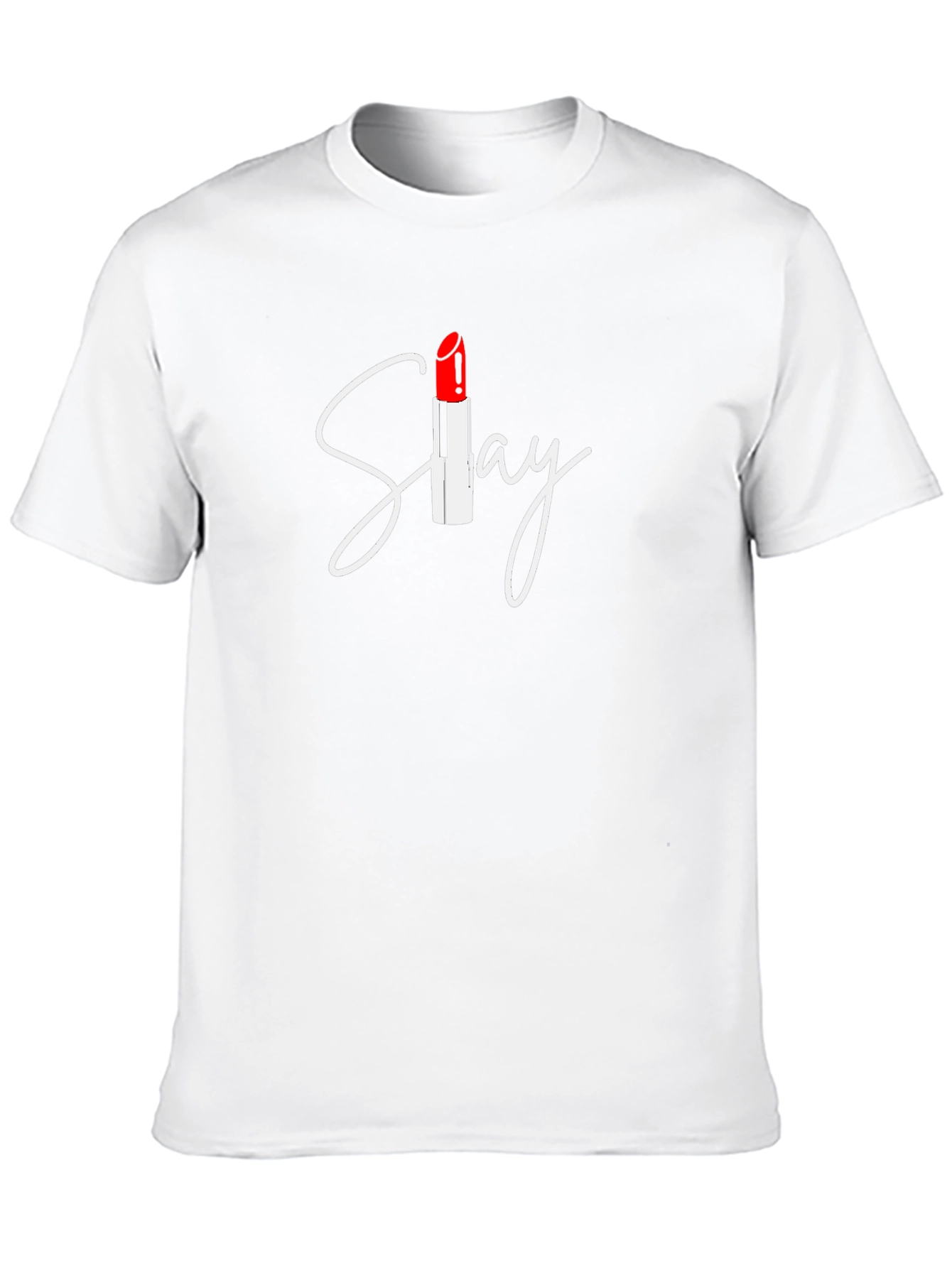 Slay Lipstick Graphic T-Shirt - Black