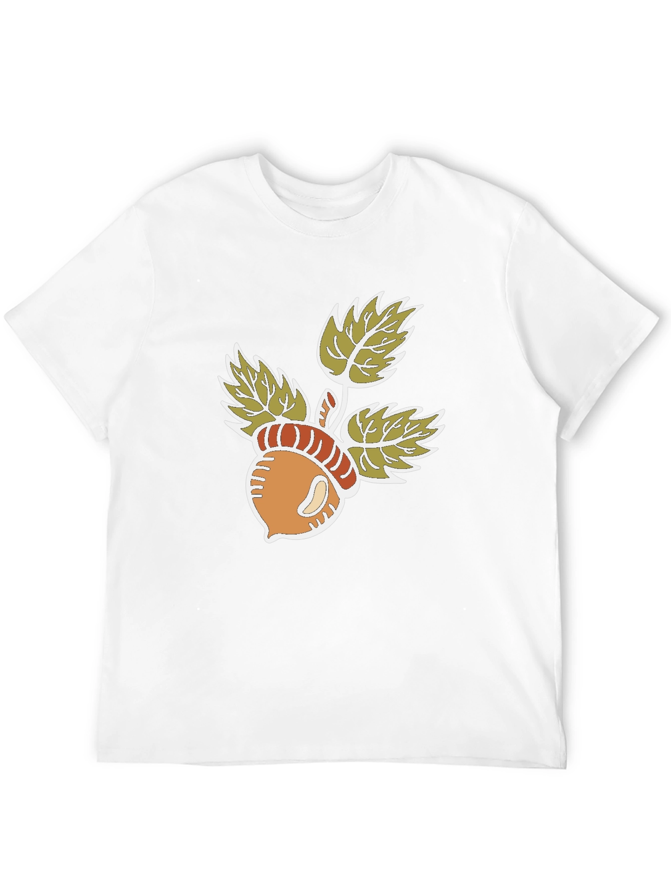 Acorn & Leaves Graphic T-Shirt
