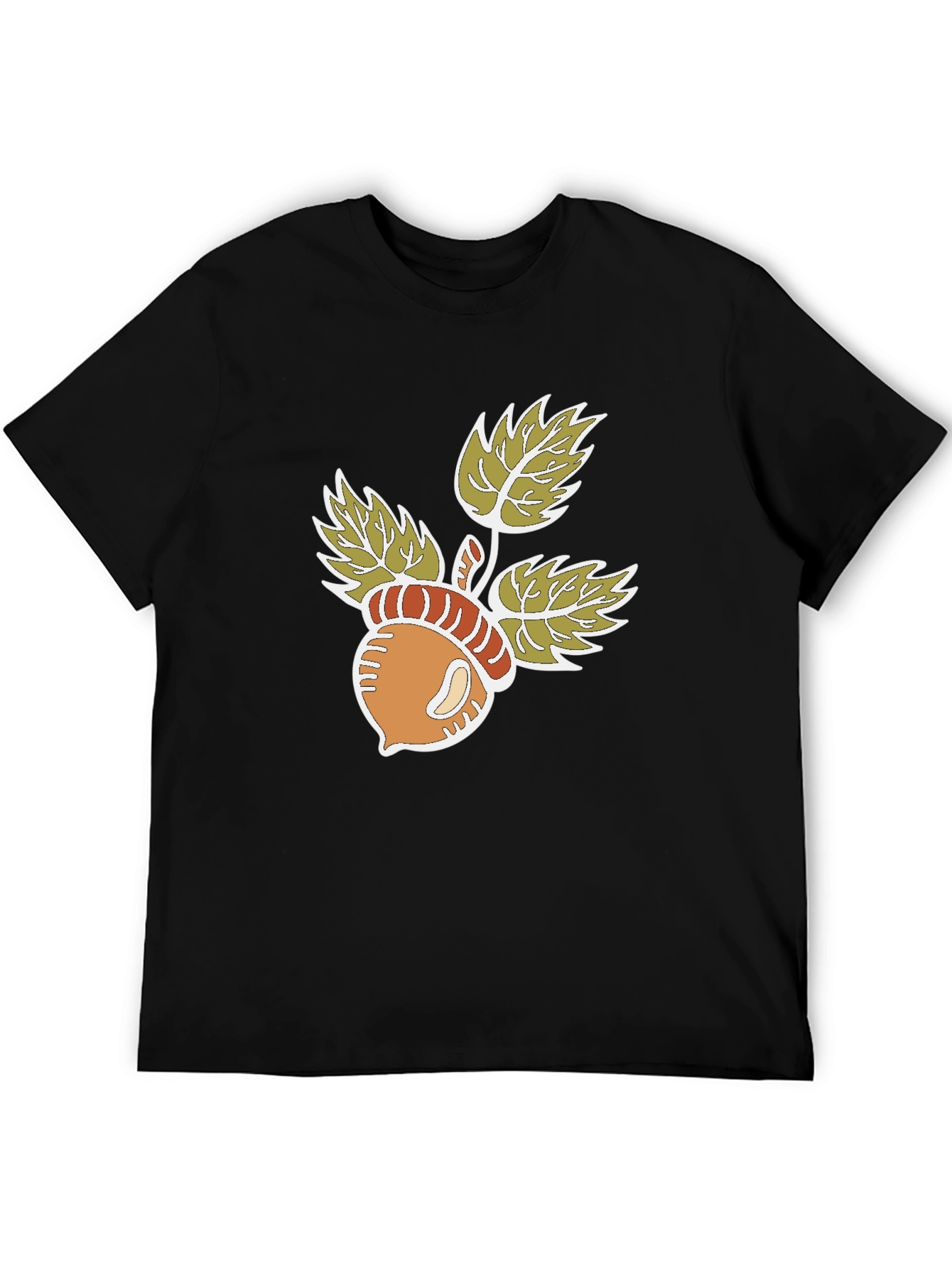 Acorn & Leaves Graphic T-Shirt