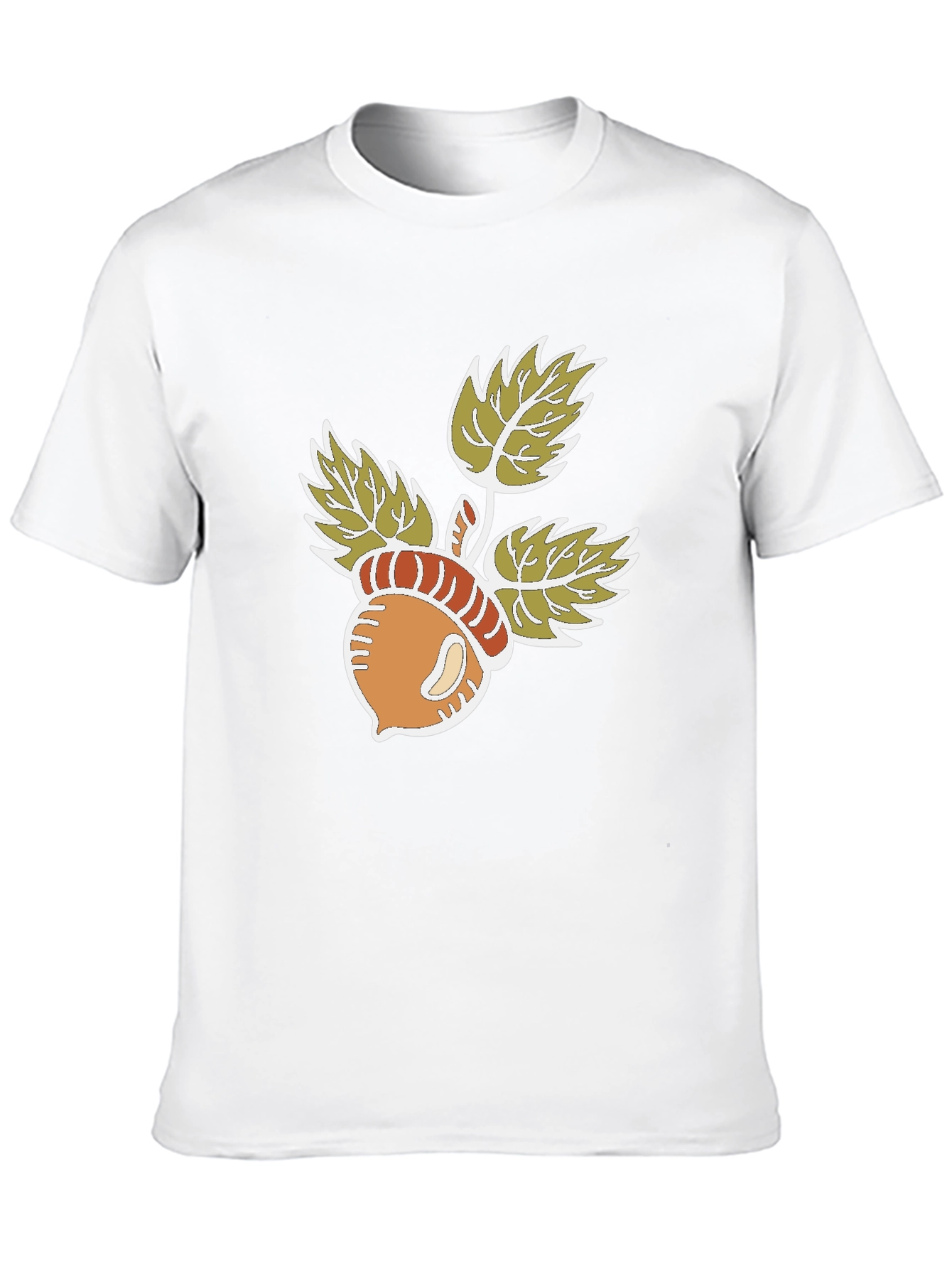 Acorn & Leaves Graphic T-Shirt