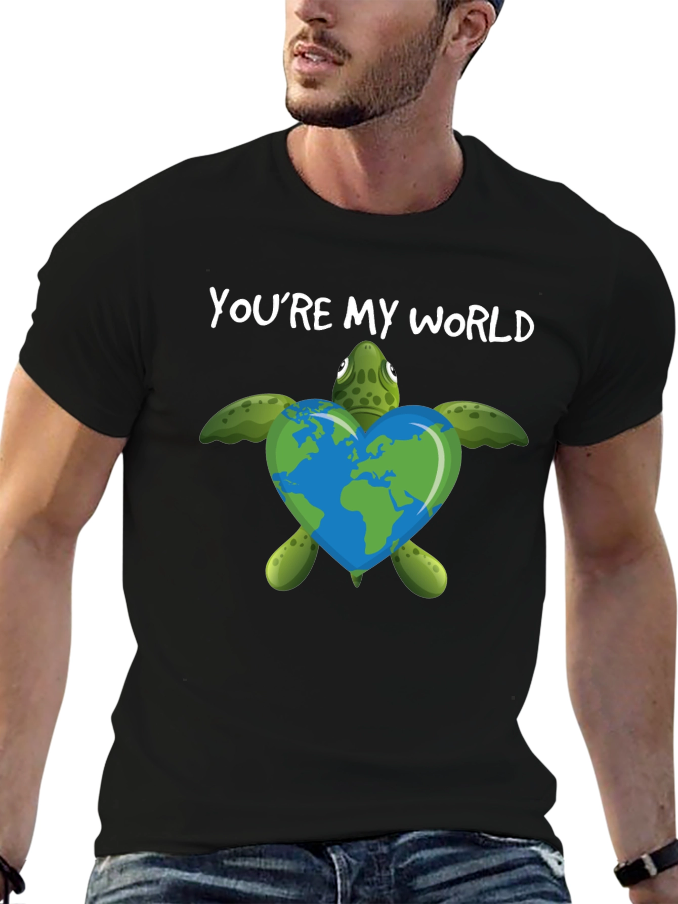 Youre My World Turtle Graphic Tee