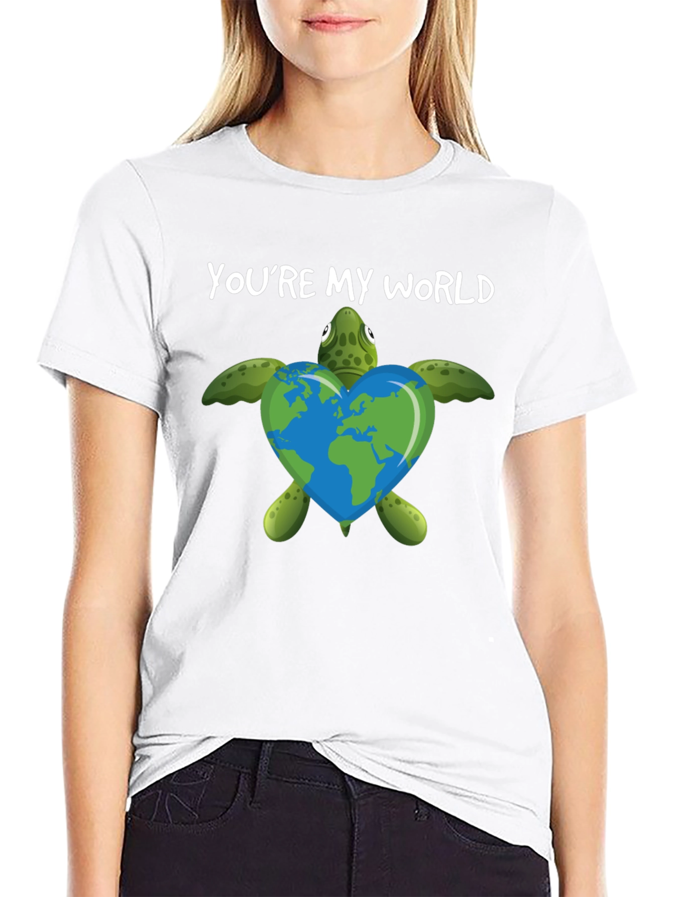 Youre My World Turtle Graphic Tee