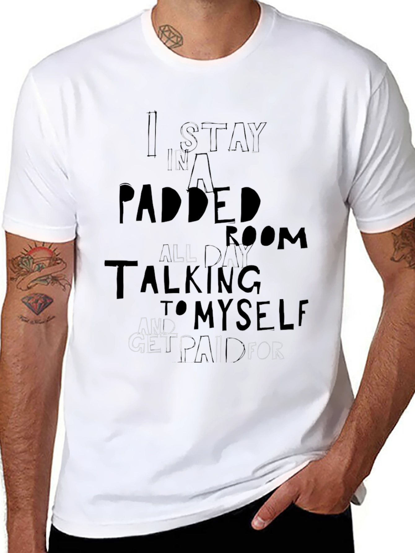 Padded Room T-Shirt Funny