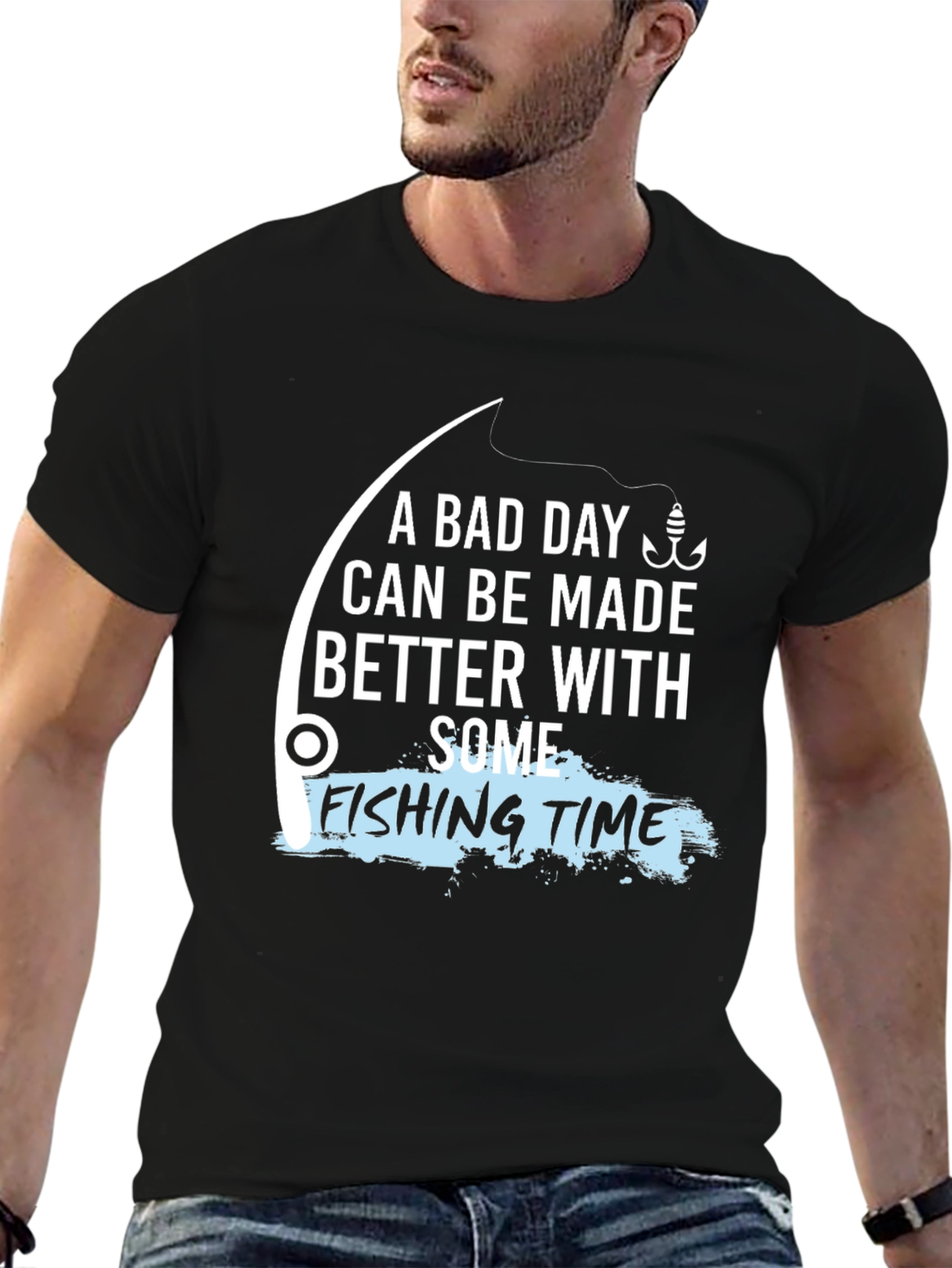 Fishing Time T-Shirt - A Bad Day Made Better