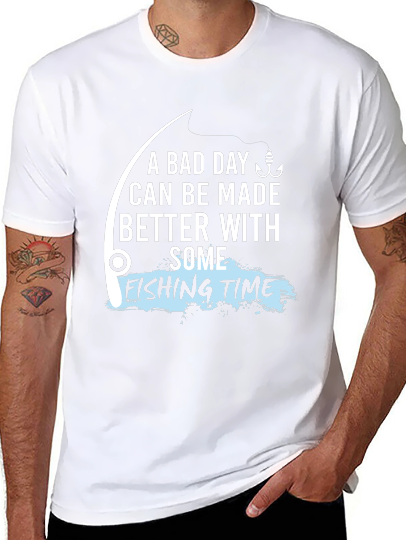 Fishing Time T-Shirt - A Bad Day Made Better