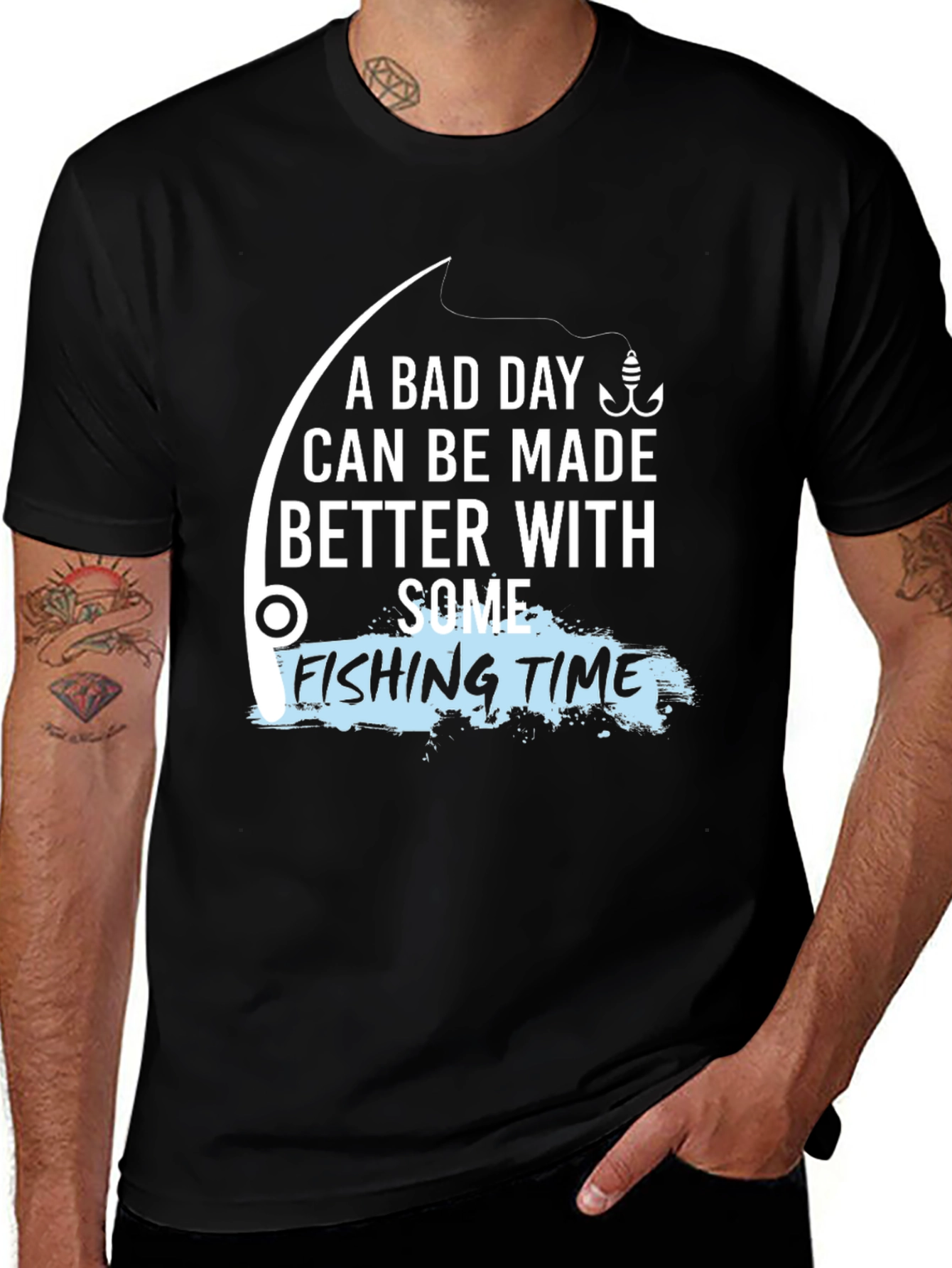 Fishing Time T-Shirt - A Bad Day Made Better