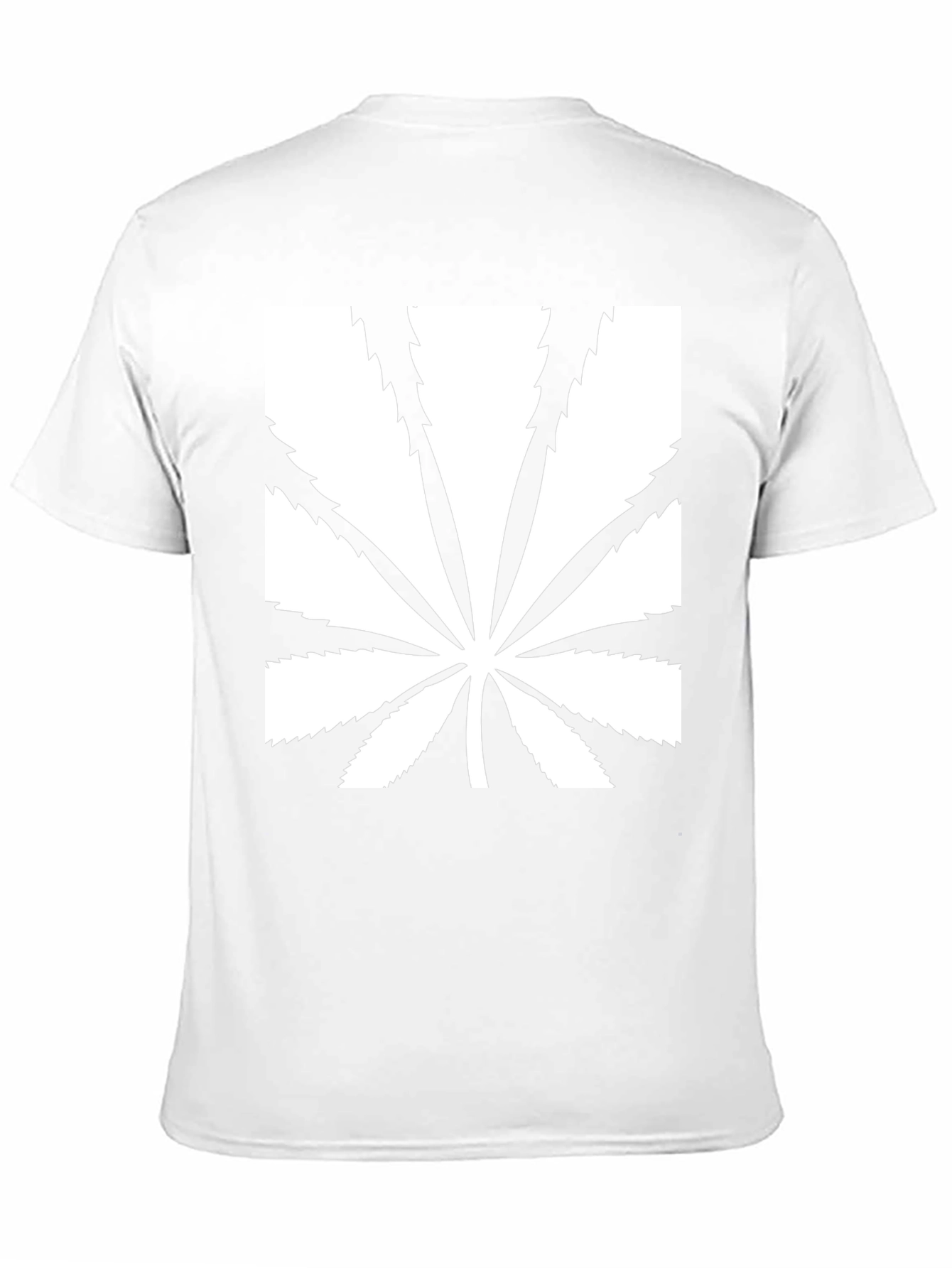 Cool Graphic Marijuana Leaf Black T-Shirt