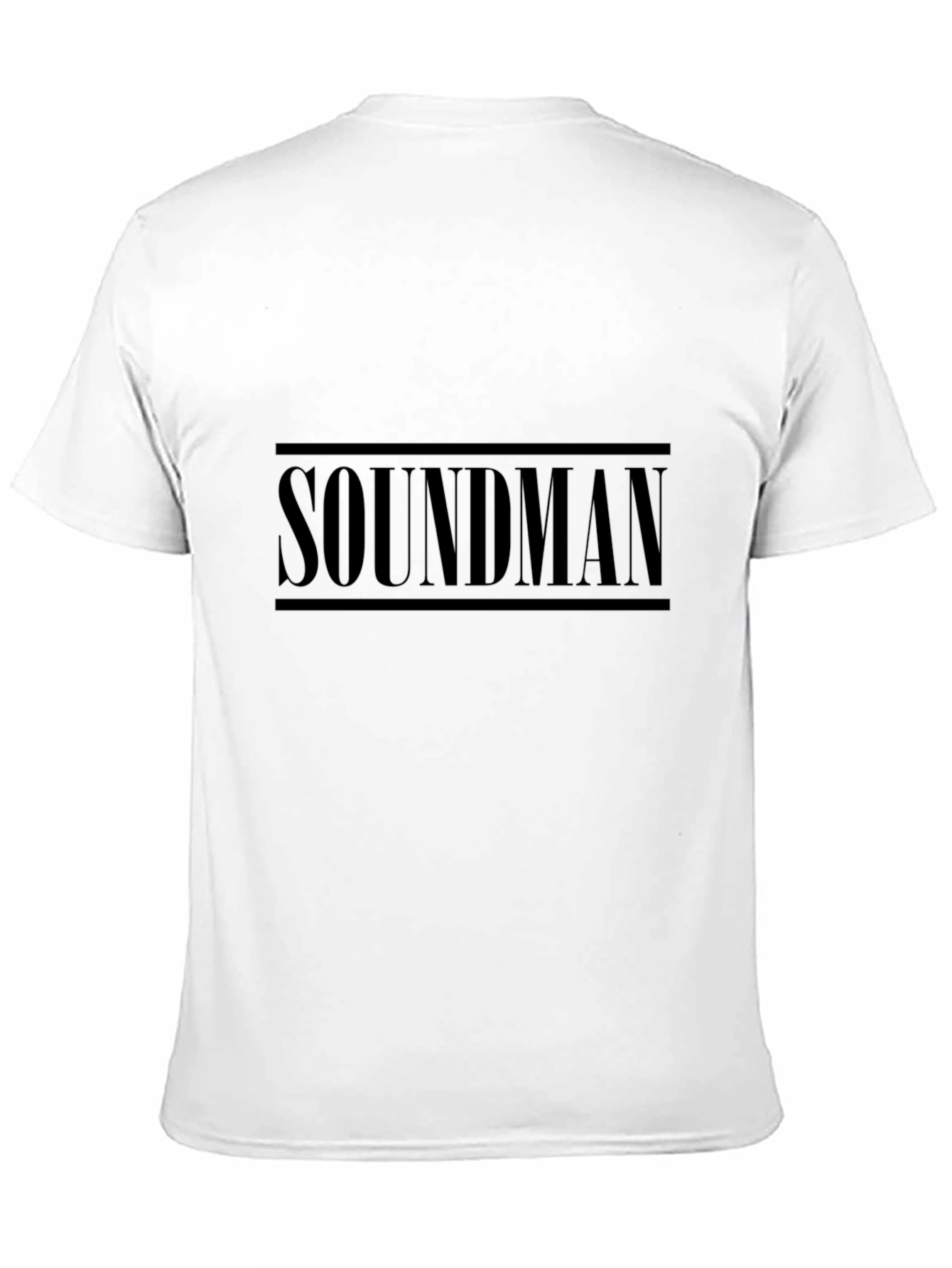 SOUNDMAN Black Graphic Print T-Shirt