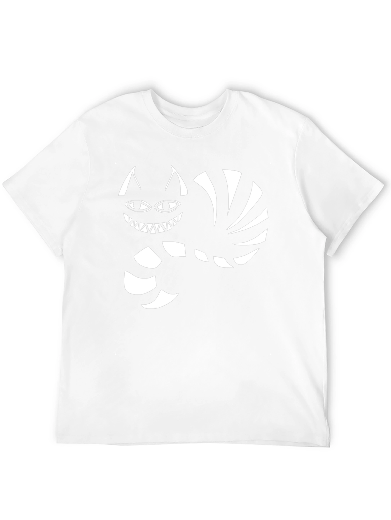 Cheshire Cat T-Shirt - Black Cotton Graphic Tee