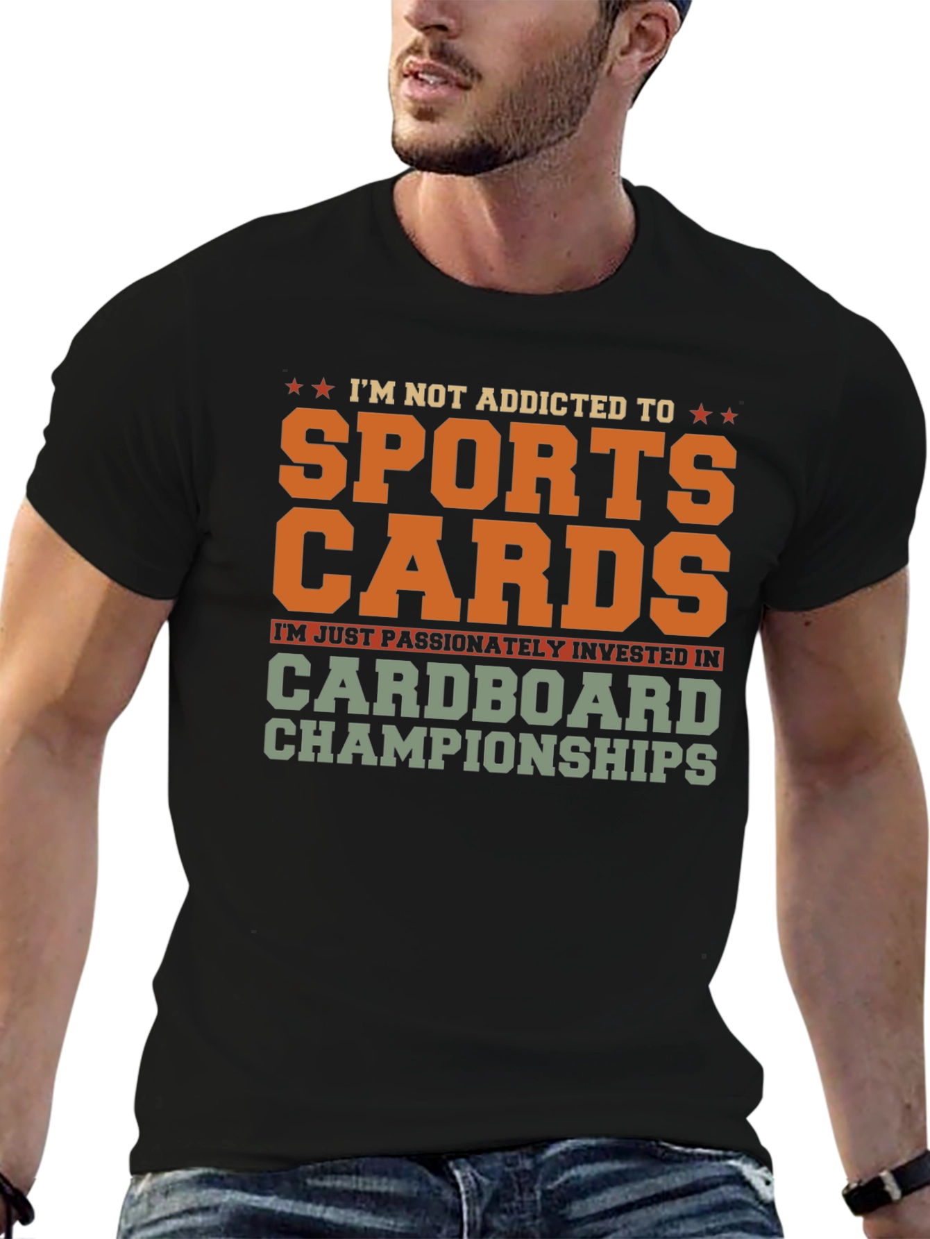 Sports Cards Addict T-Shirt - Cardboard Championships
