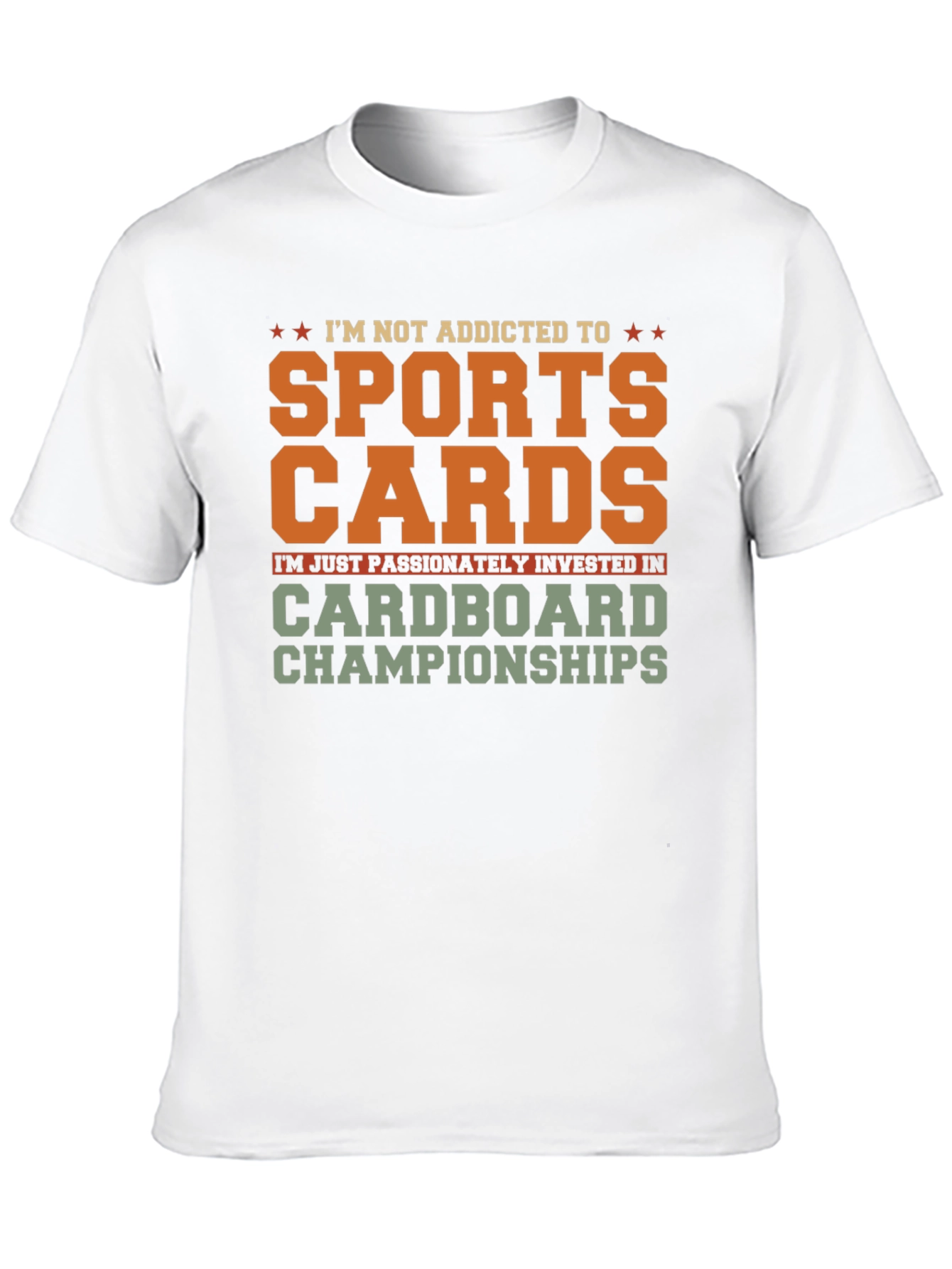 Sports Cards Addict T-Shirt - Cardboard Championships