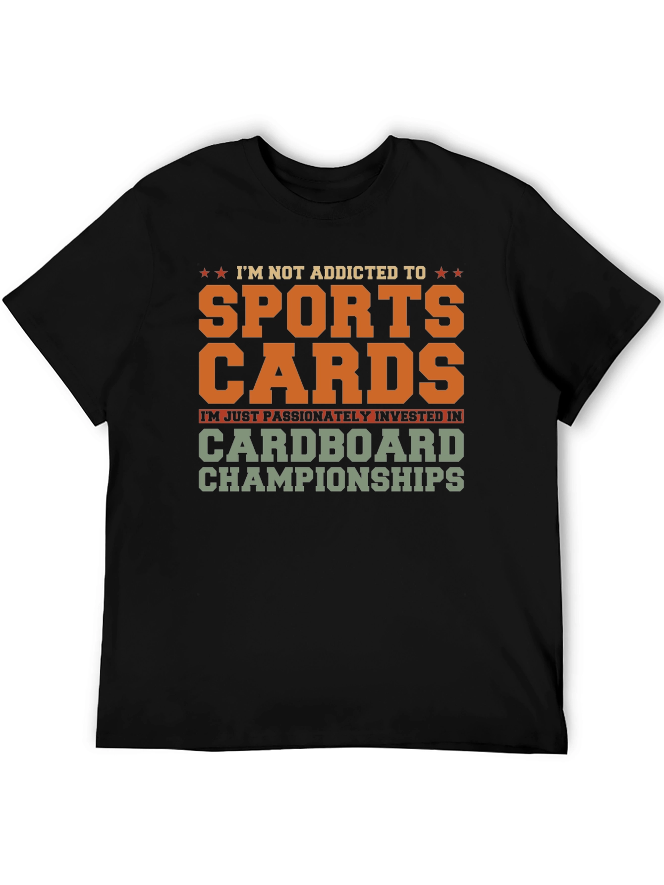 Sports Cards Addict T-Shirt - Cardboard Championships