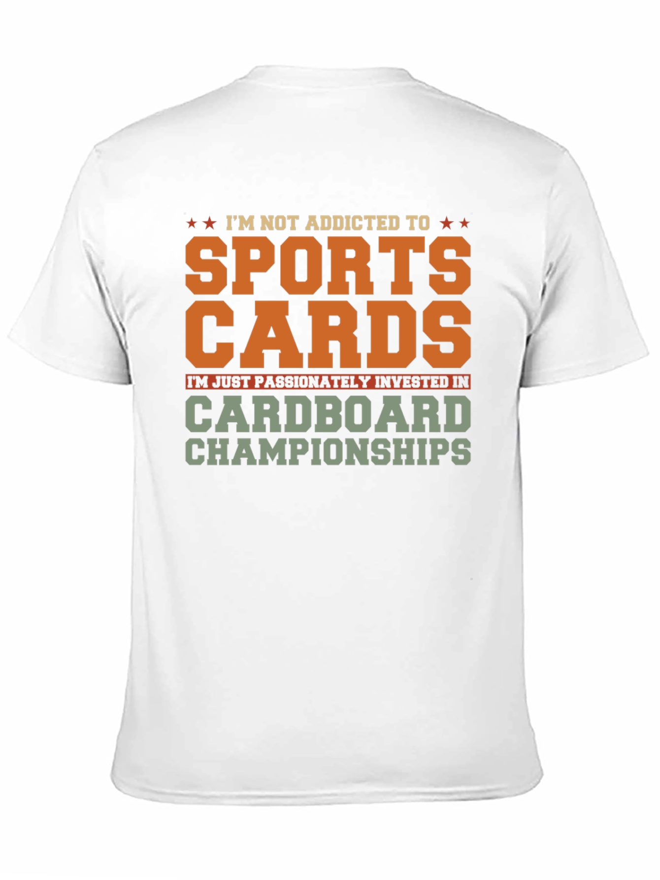 Sports Cards Addict T-Shirt - Cardboard Championships