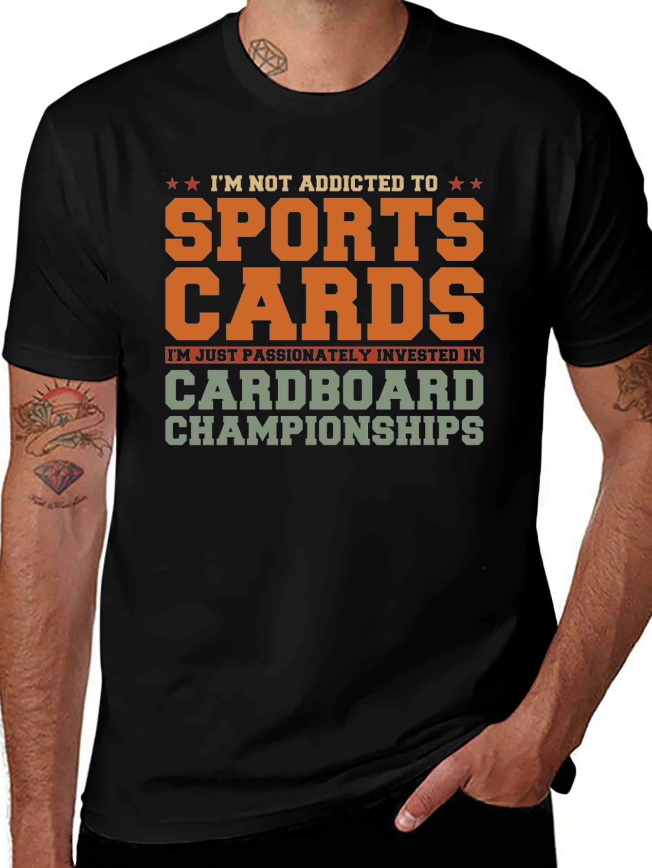 Sports Cards Addict T-Shirt - Cardboard Championships