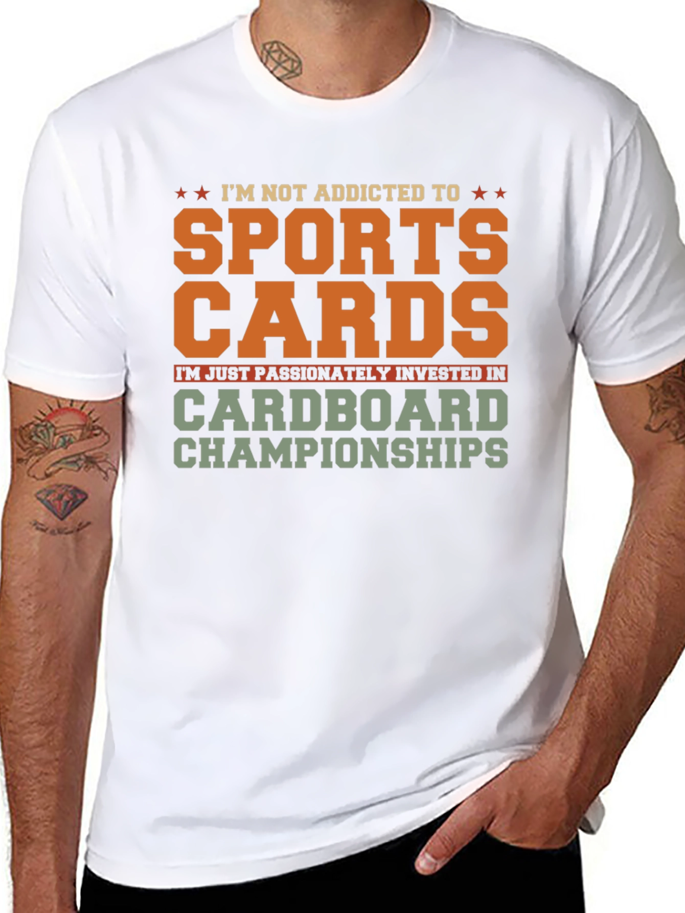 Sports Cards Addict T-Shirt - Cardboard Championships