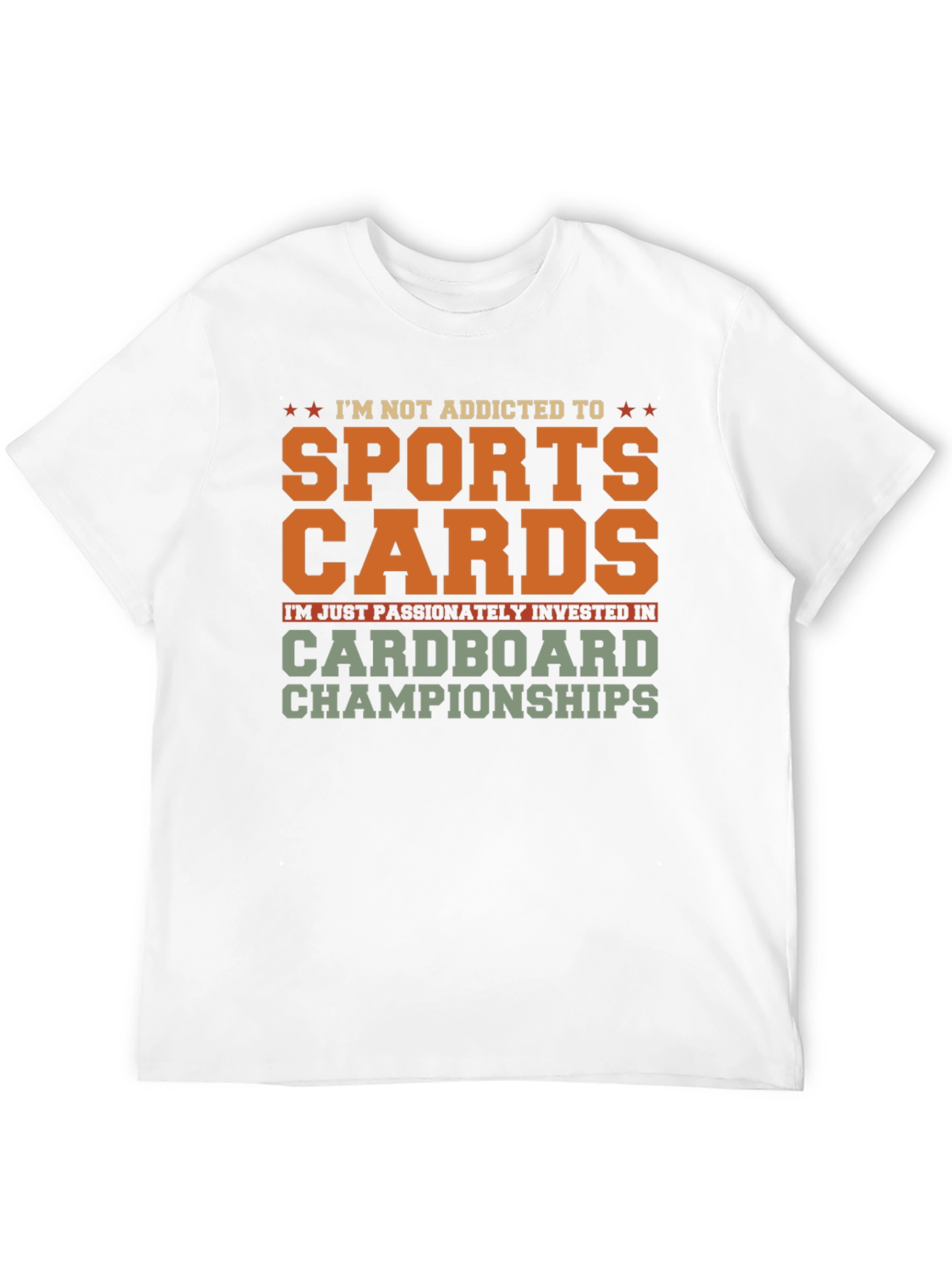 Sports Cards Addict T-Shirt - Cardboard Championships