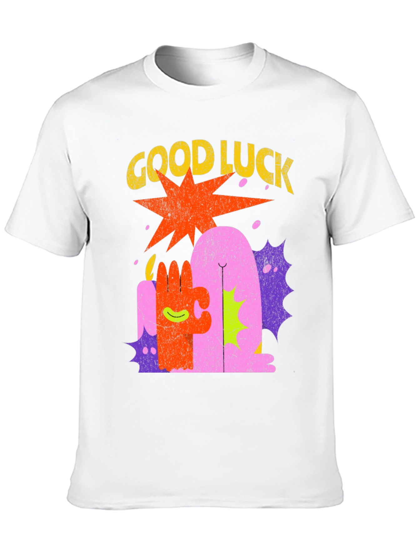 Good Luck Graphic Tee - Mens Black T-Shirt