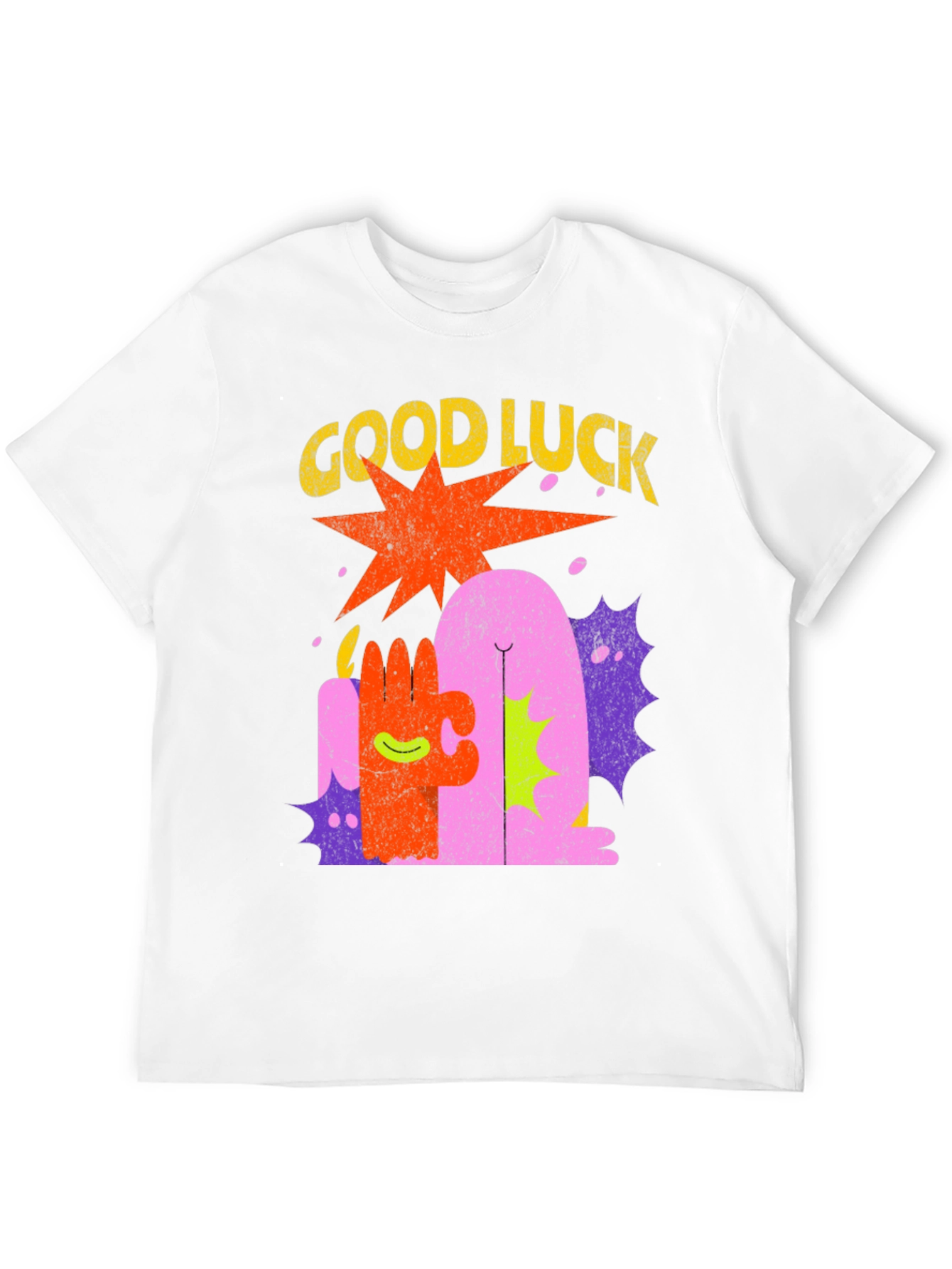 Good Luck Graphic Tee - Mens Black T-Shirt