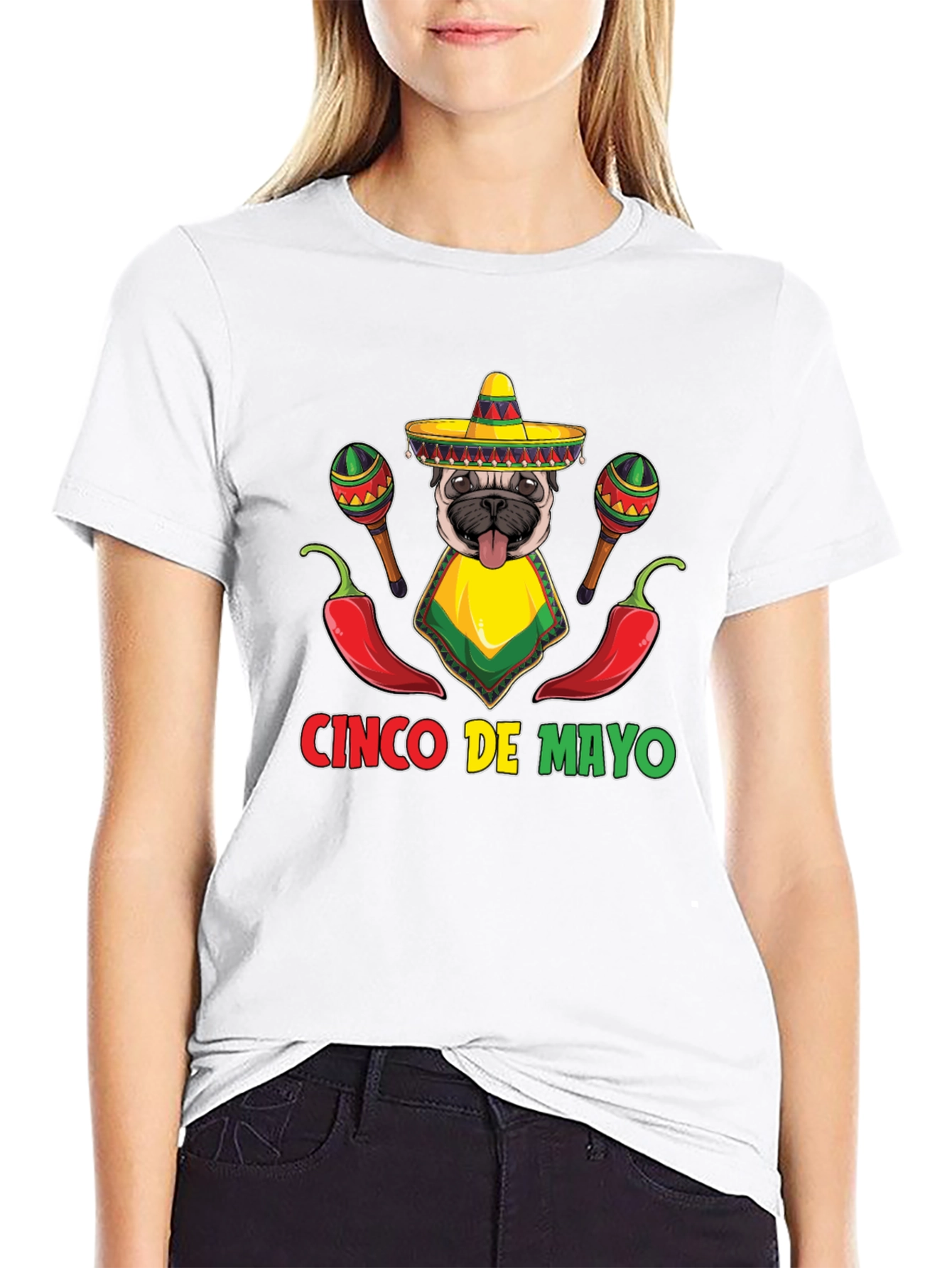 Cinco de Mayo Pug T-Shirt