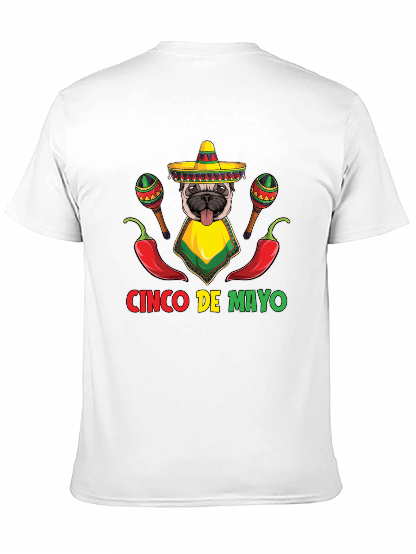 Cinco de Mayo Pug T-Shirt
