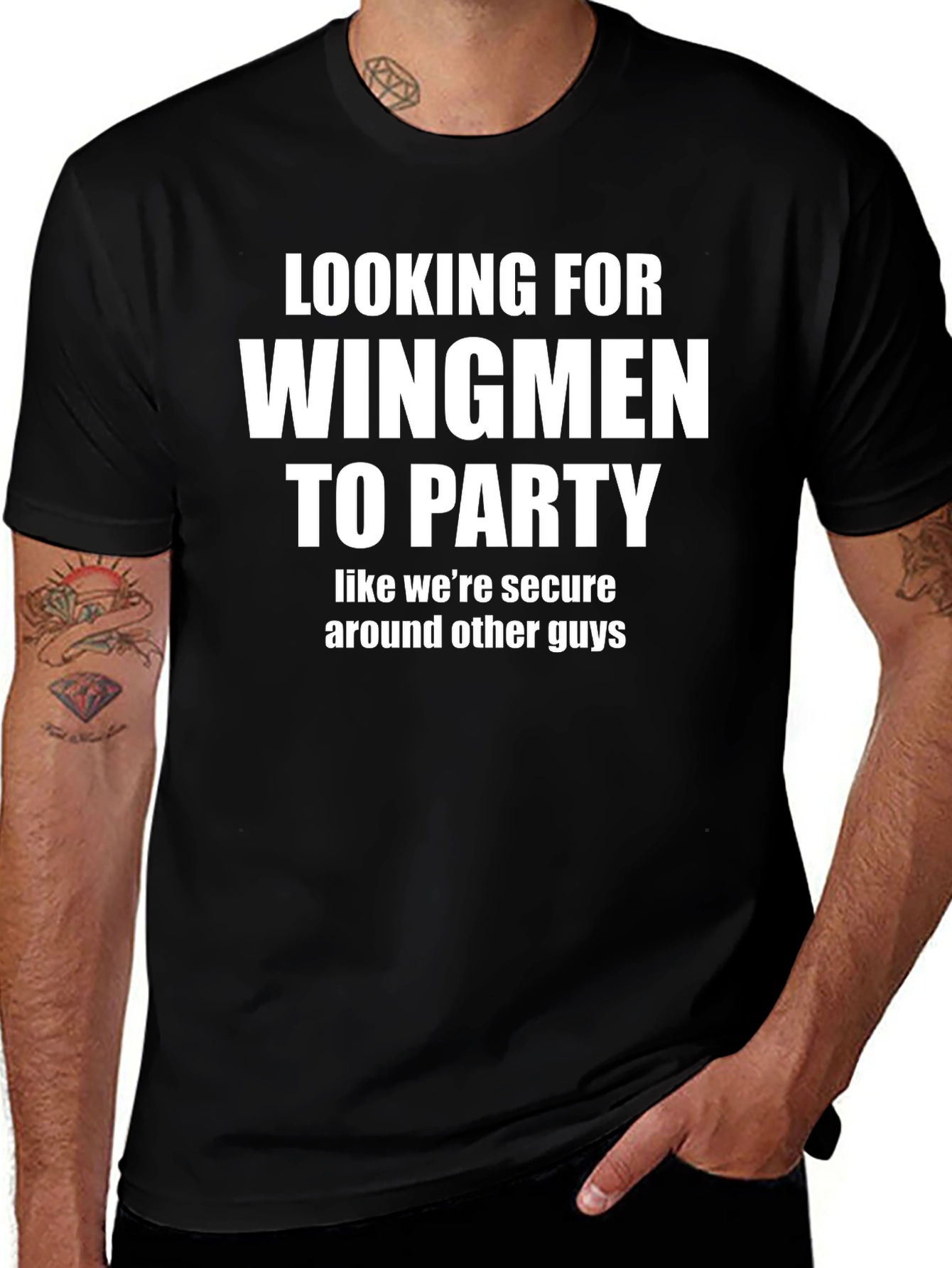 Wingmen Party T-Shirt - Humorous & Bold