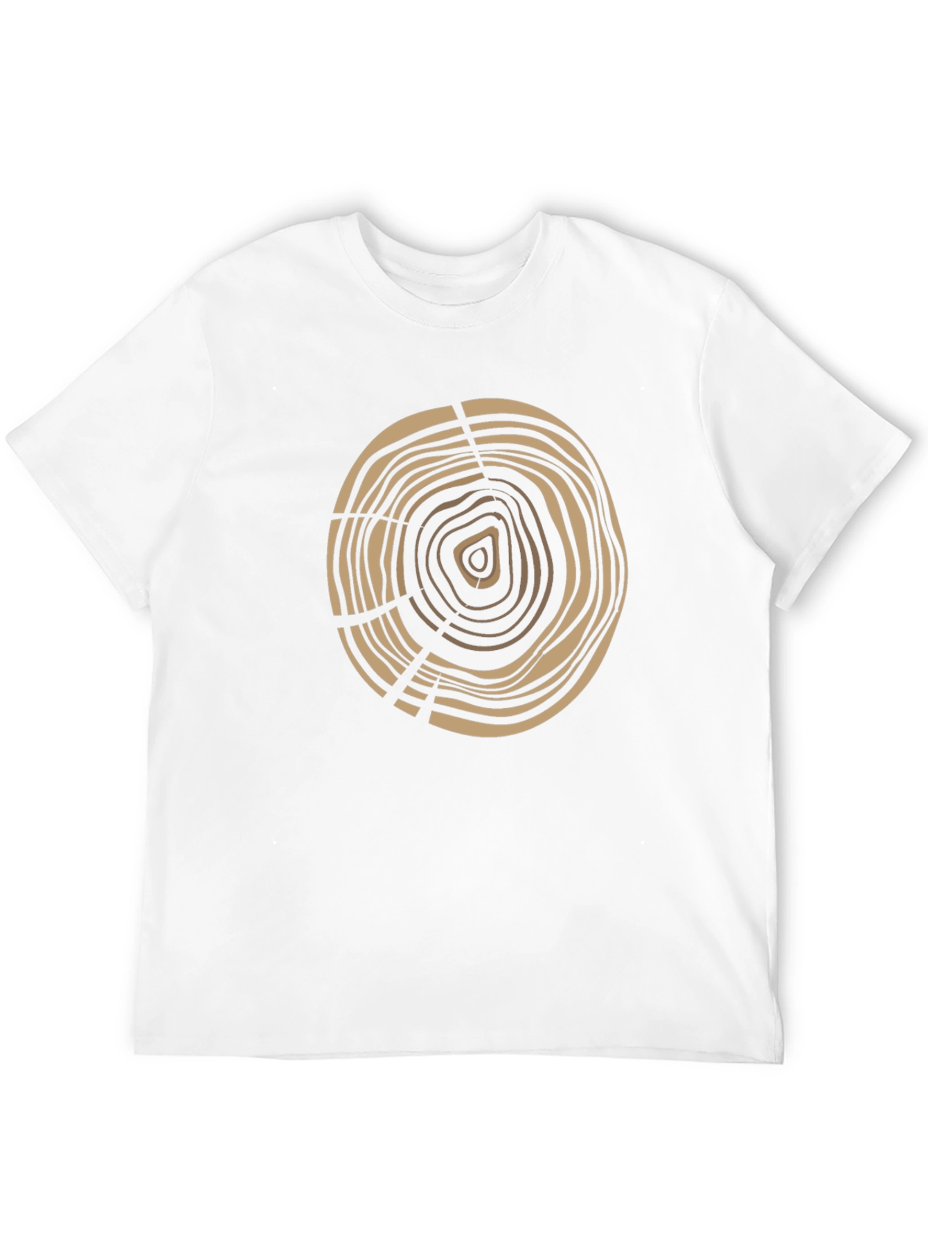 Tree Ring Graphic Tee - Earthy Design