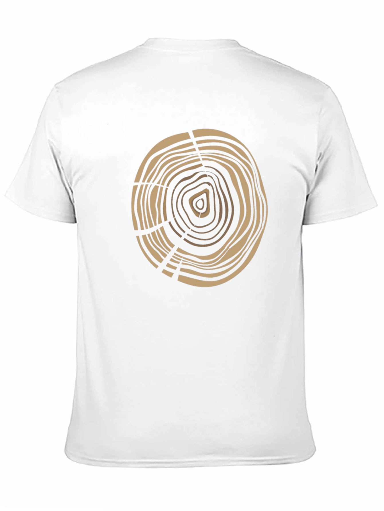 Tree Ring Graphic Tee - Earthy Design