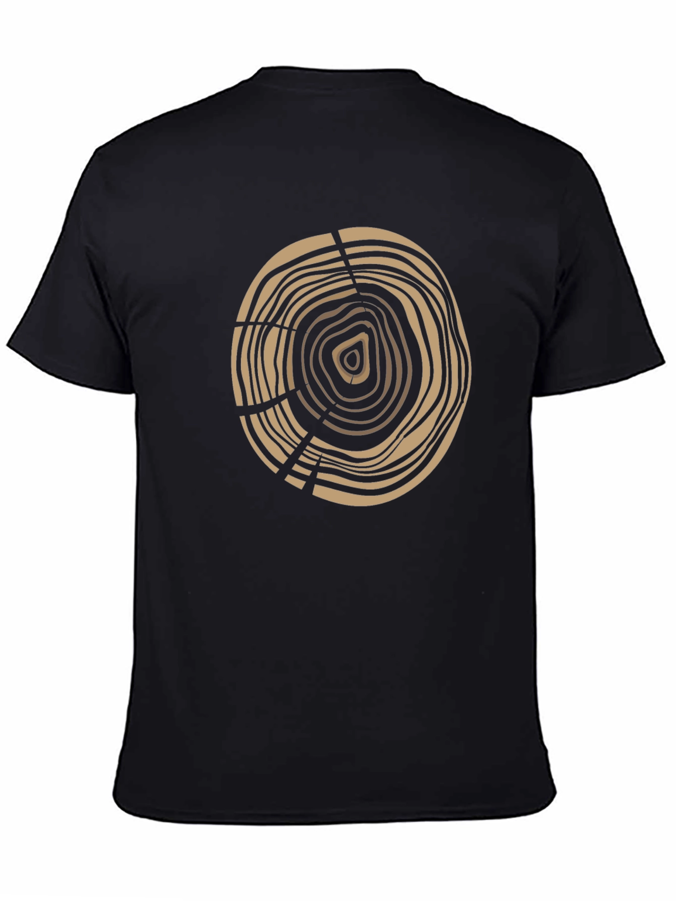 Tree Ring Graphic Tee - Earthy Design